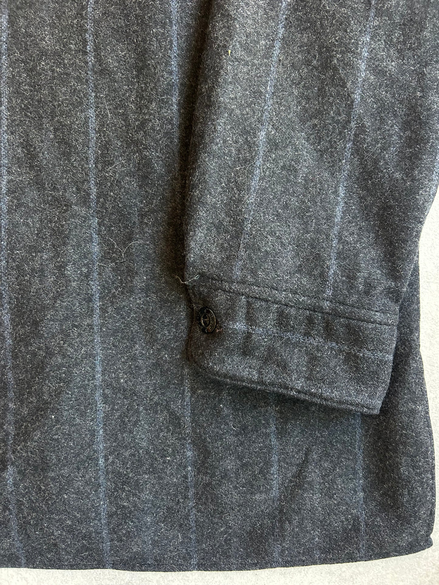 Stone Island 1995/96 Green Edge Wool Overshirt XXL