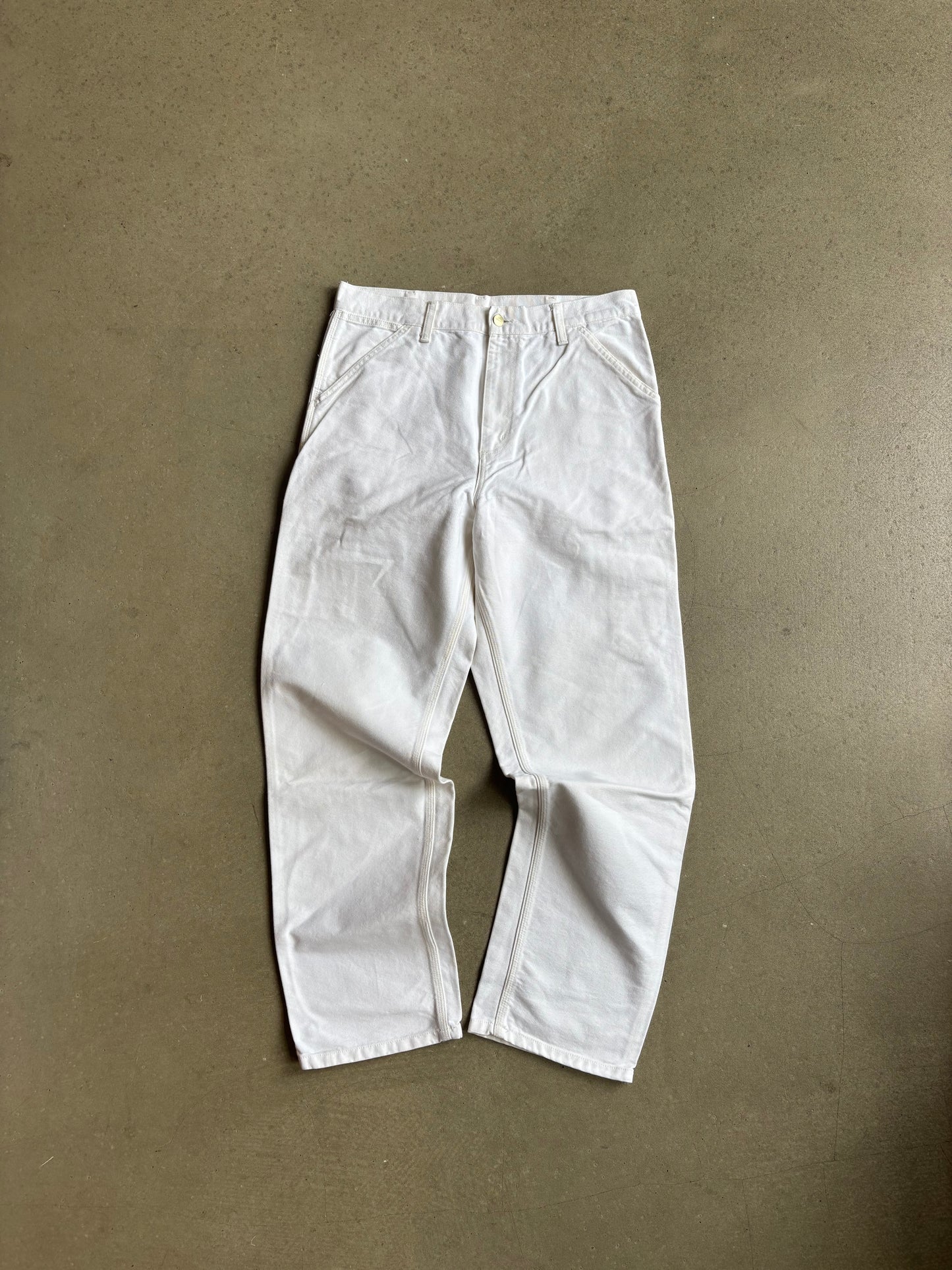 Carhartt WIP Single Knee Pants White 32