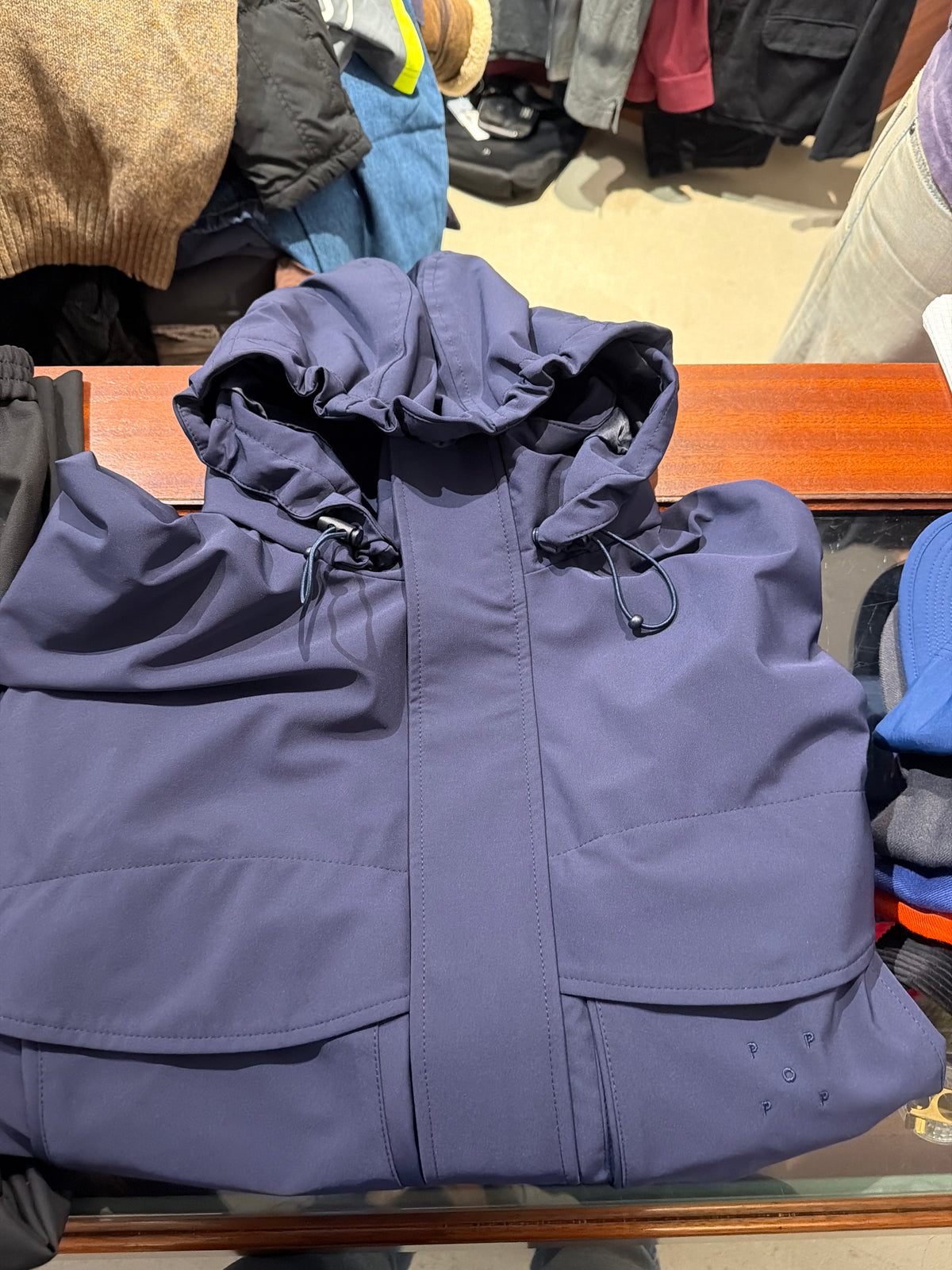 Pop trading Company Big Pocket Hooded Tech Jacket XL