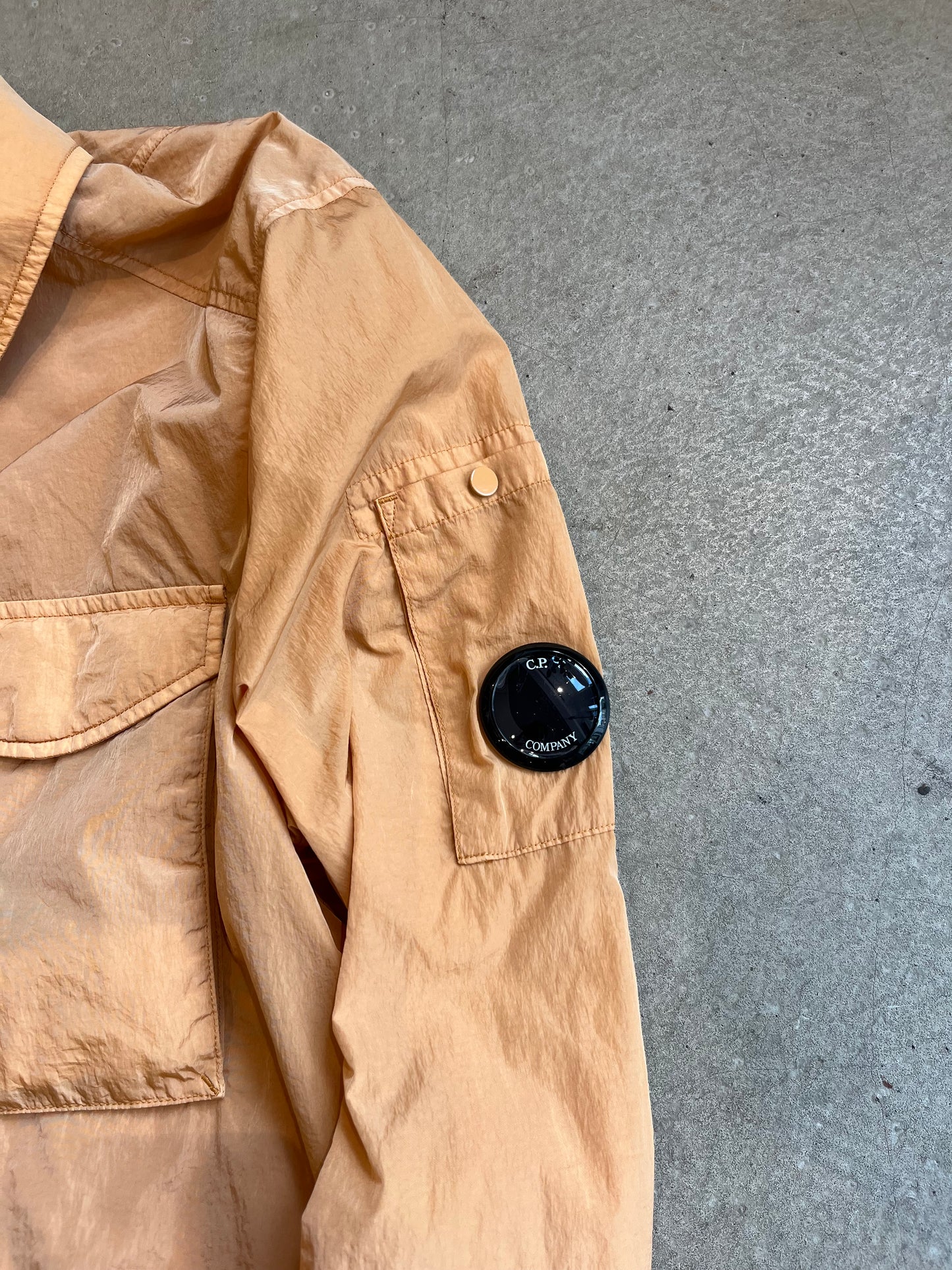 C.P. Company Chrome Zip Shirt Orange S