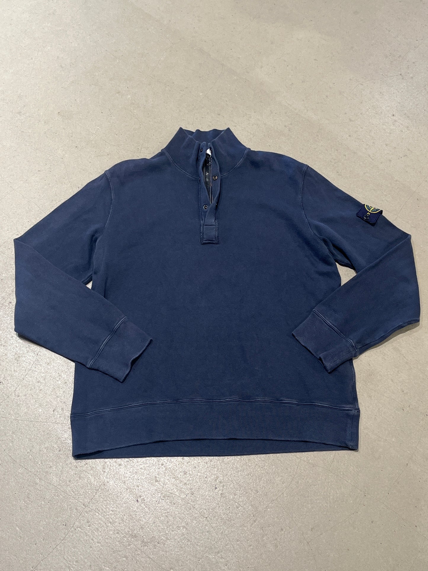 Stone Island Half Zip Sweater Navy XXL