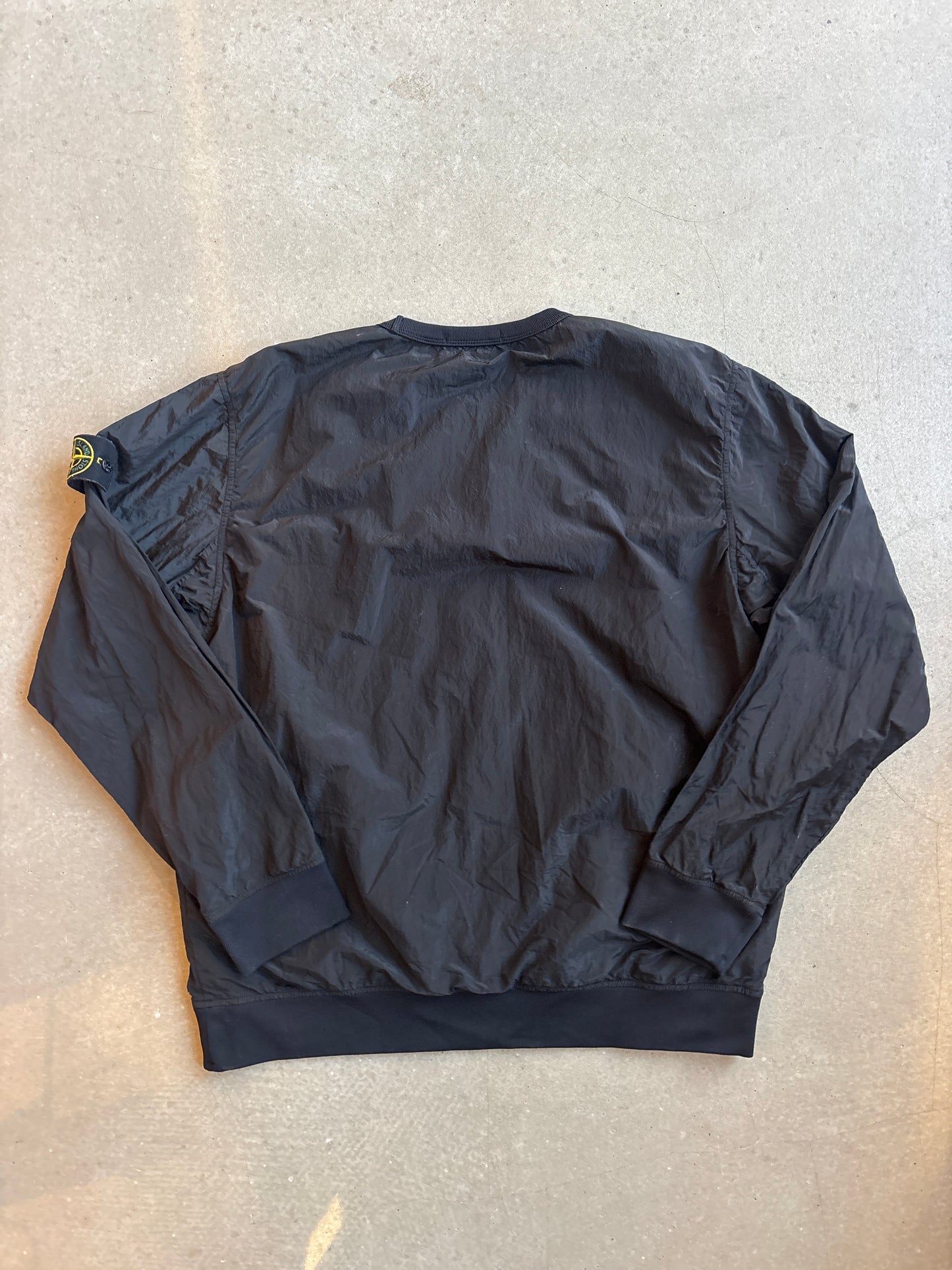 Stone Island Nylon Metal Sweater Black XL
