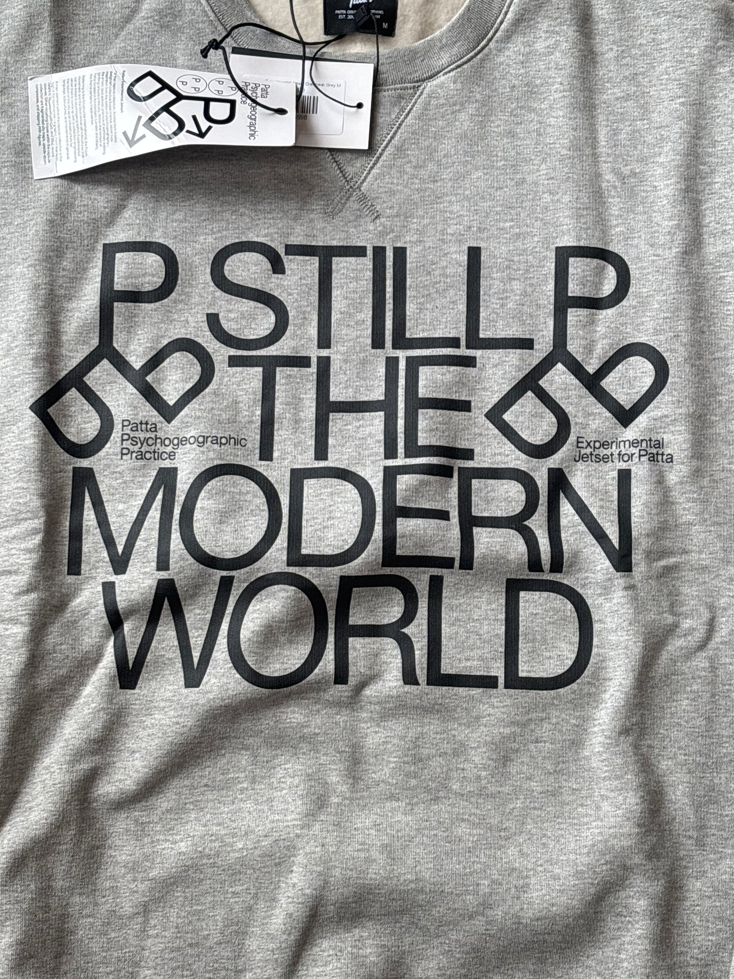 Patta x Experimental Jetset Crewneck Grey M
