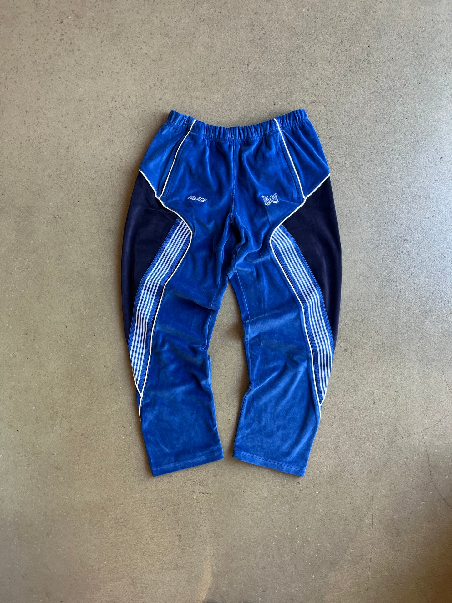 Palace X Needles Track Joggers Medium Blue