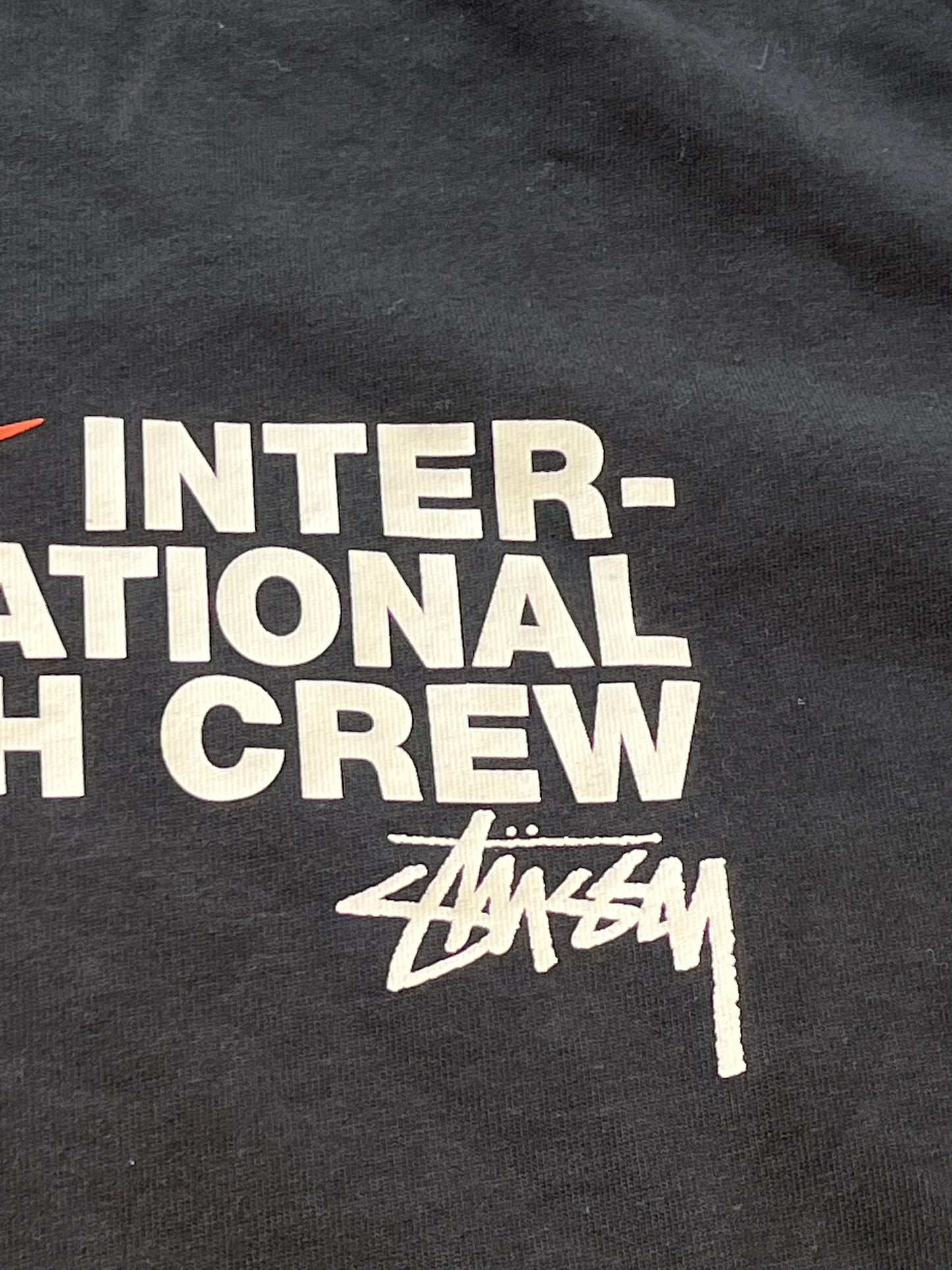 Nike x Stussy International Beach Crew Tee Black L
