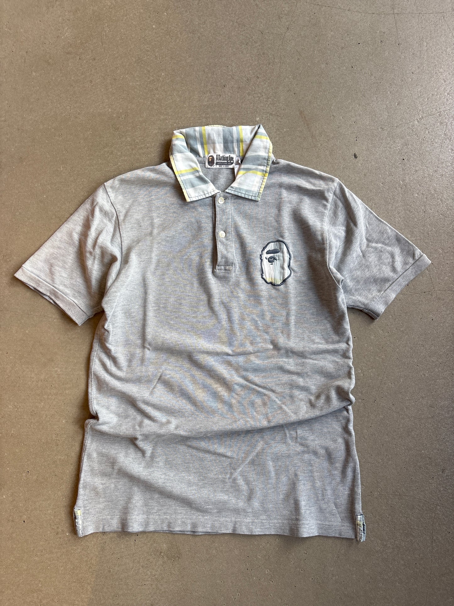 Bape Polo Grey M