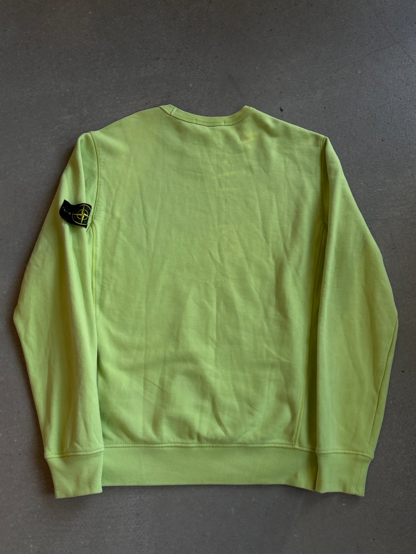 Stone Island Crewneck Sweater Neon Green L