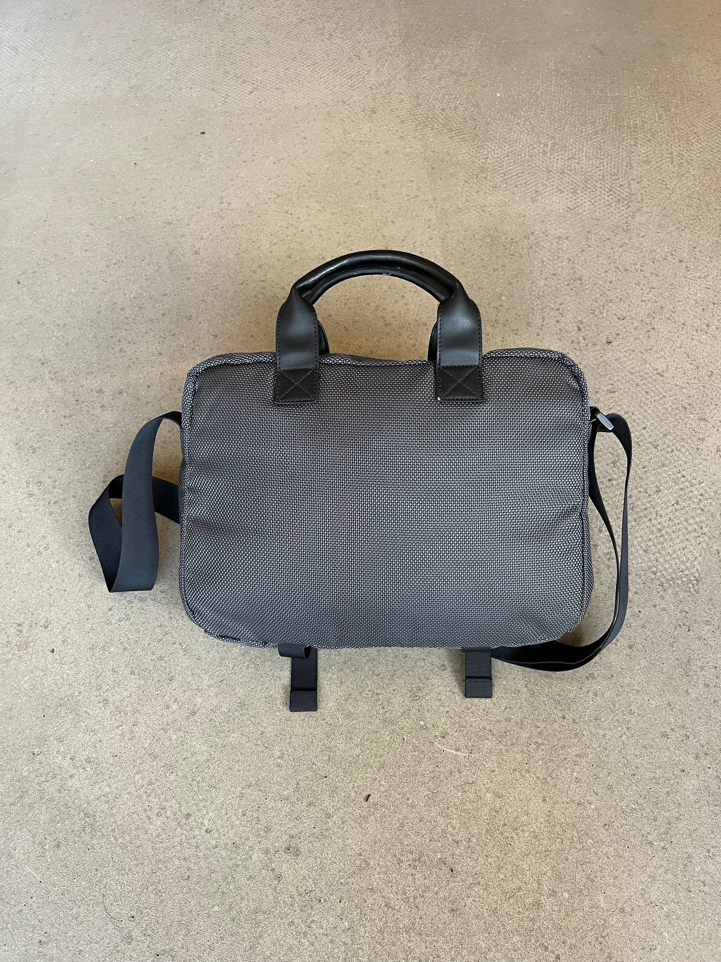 Diesel Metalic Laptop Bag Grey