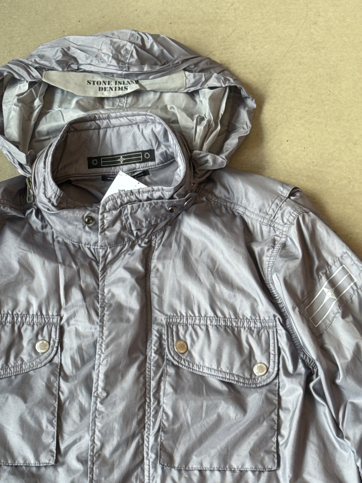Stone Island Denims Lightweight Jacket Grey XL