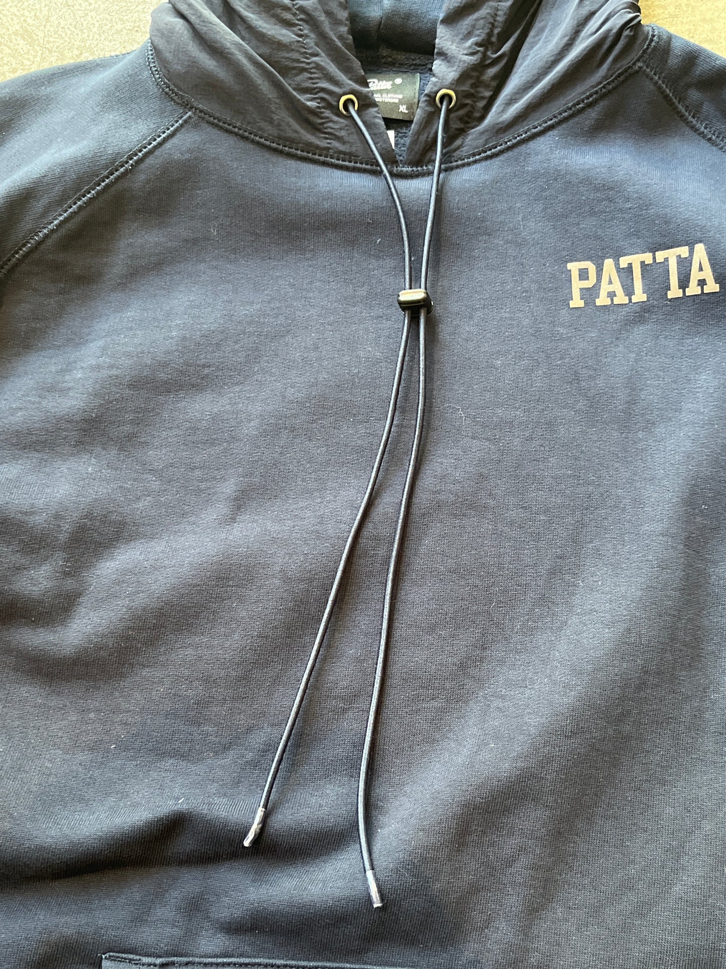 Patta Reflective Logo Tactical Hoodie Navy XL