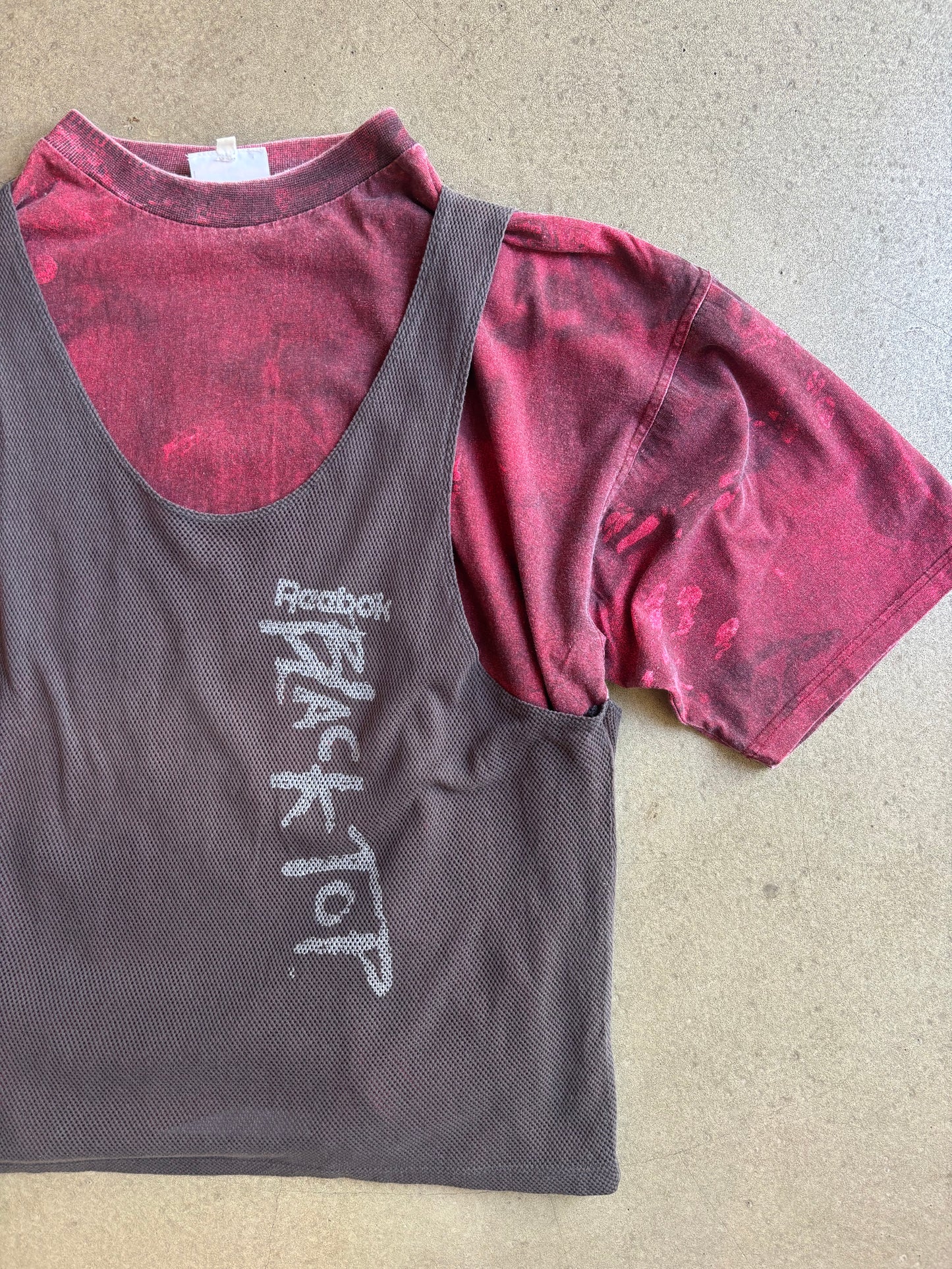Reebok Blacktop Vest Tee Red XL