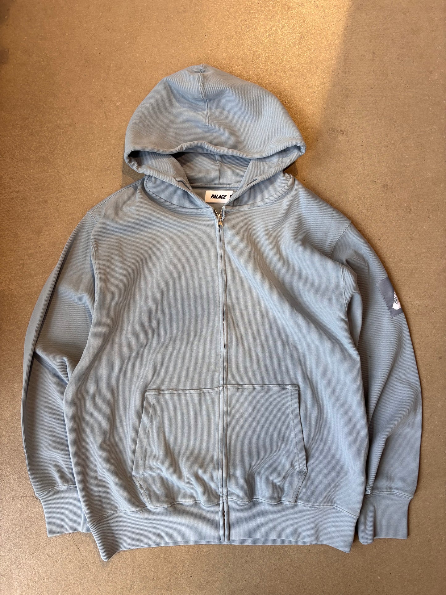 Palace Rib Hood Hazy Blue XL