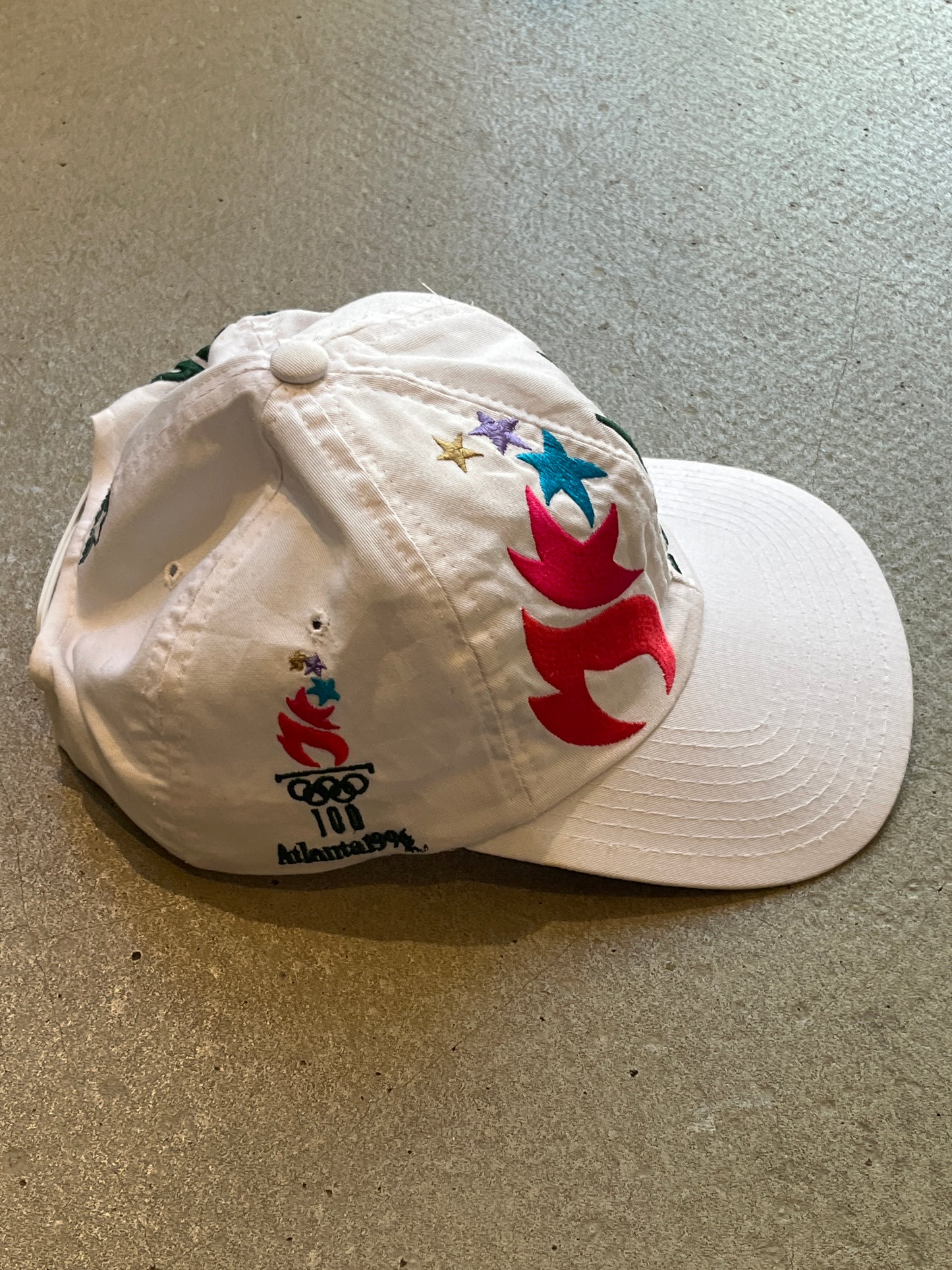 Vintage 1996 Starter Atlanta Olympic Games Snapback Cap White