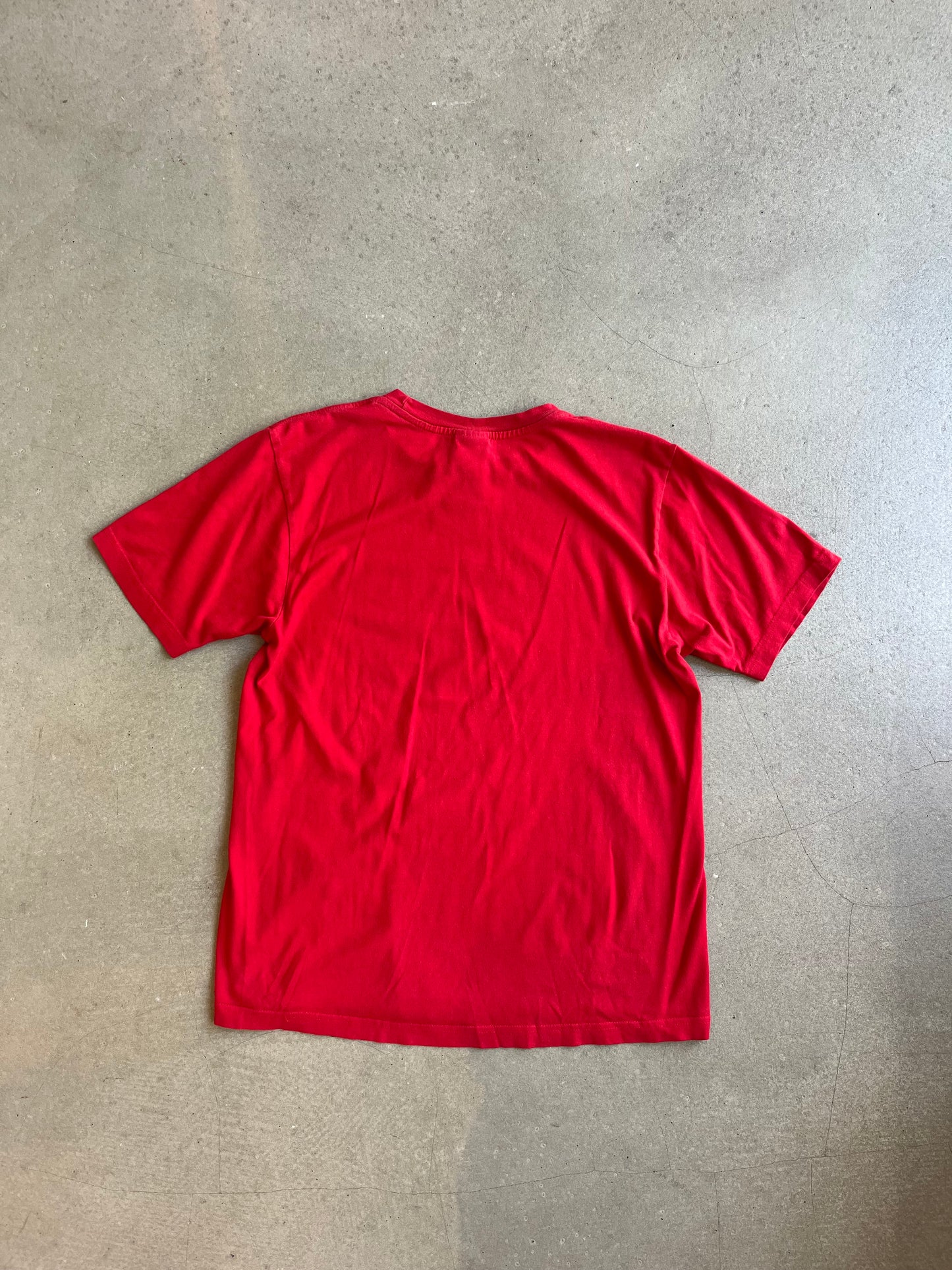 Vintage Nike Swoosh Red Tee M