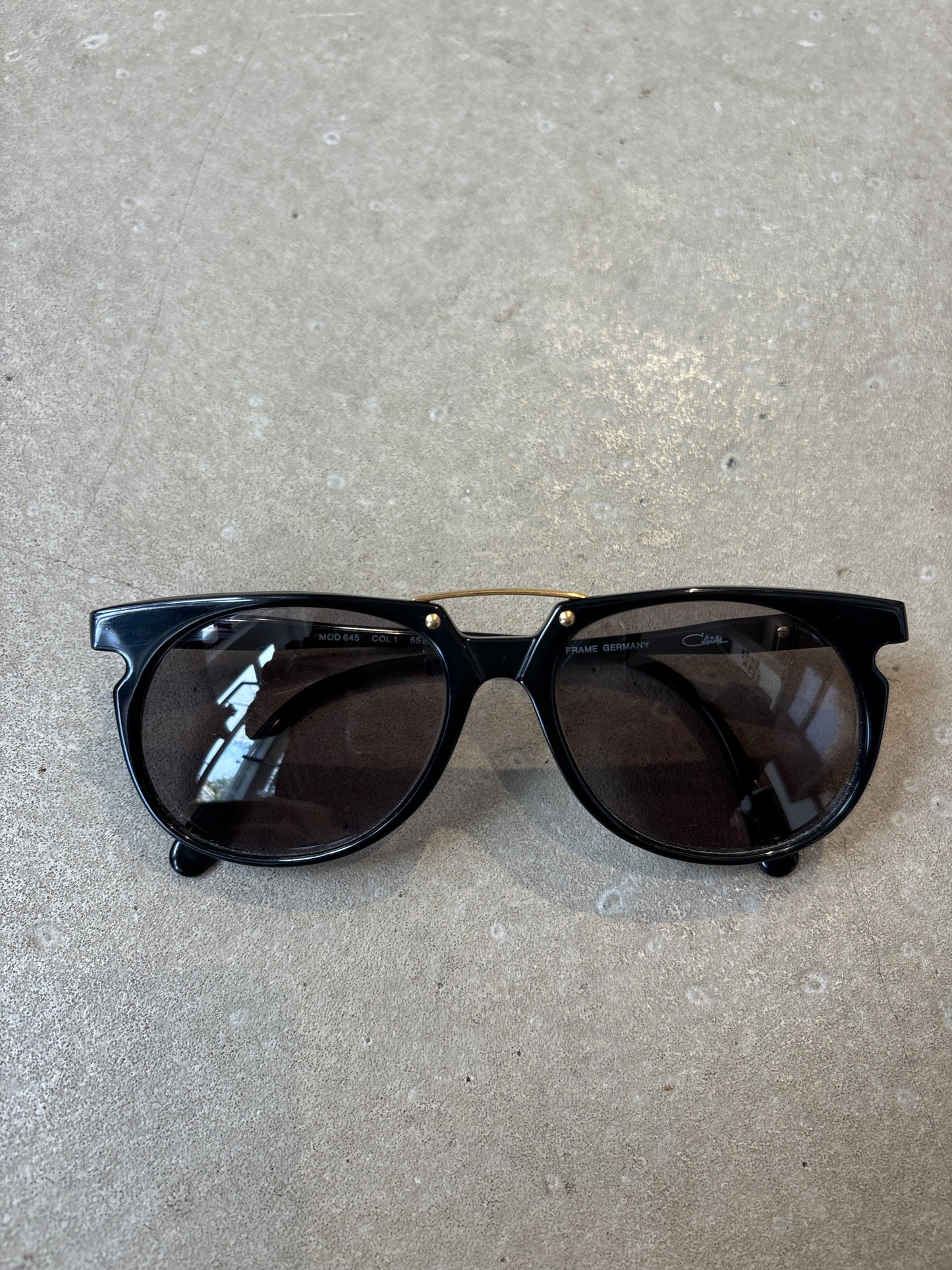 Cazal Sunglasses Black/Gold MOD645