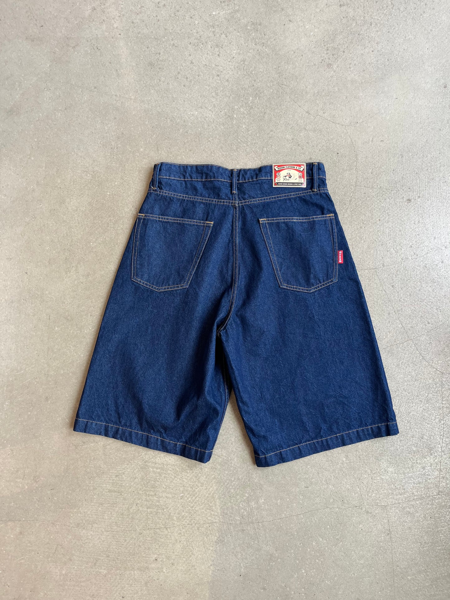 Mokum Clothing 1016LR Original Baggy Short - Unwashed