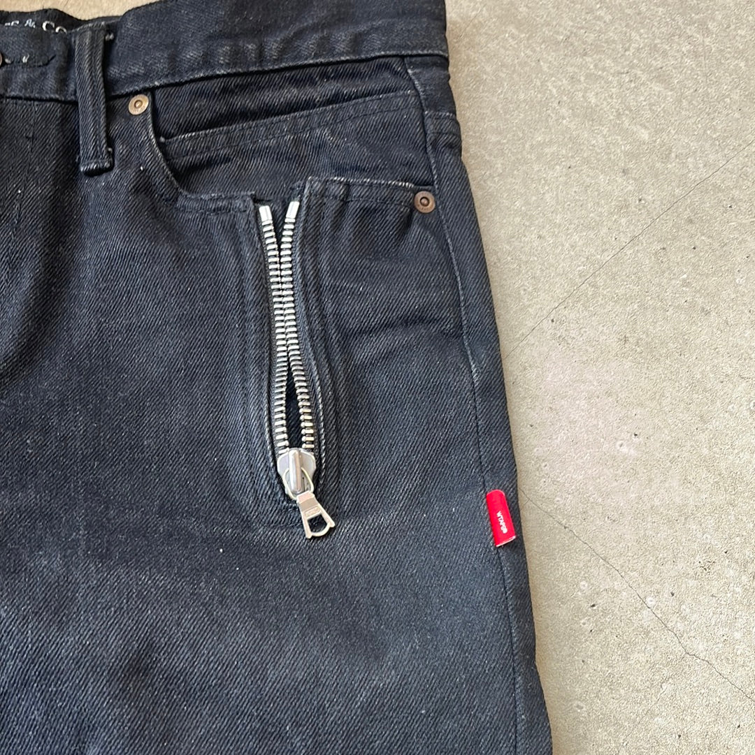 WTAPS Zip Jeans Black S