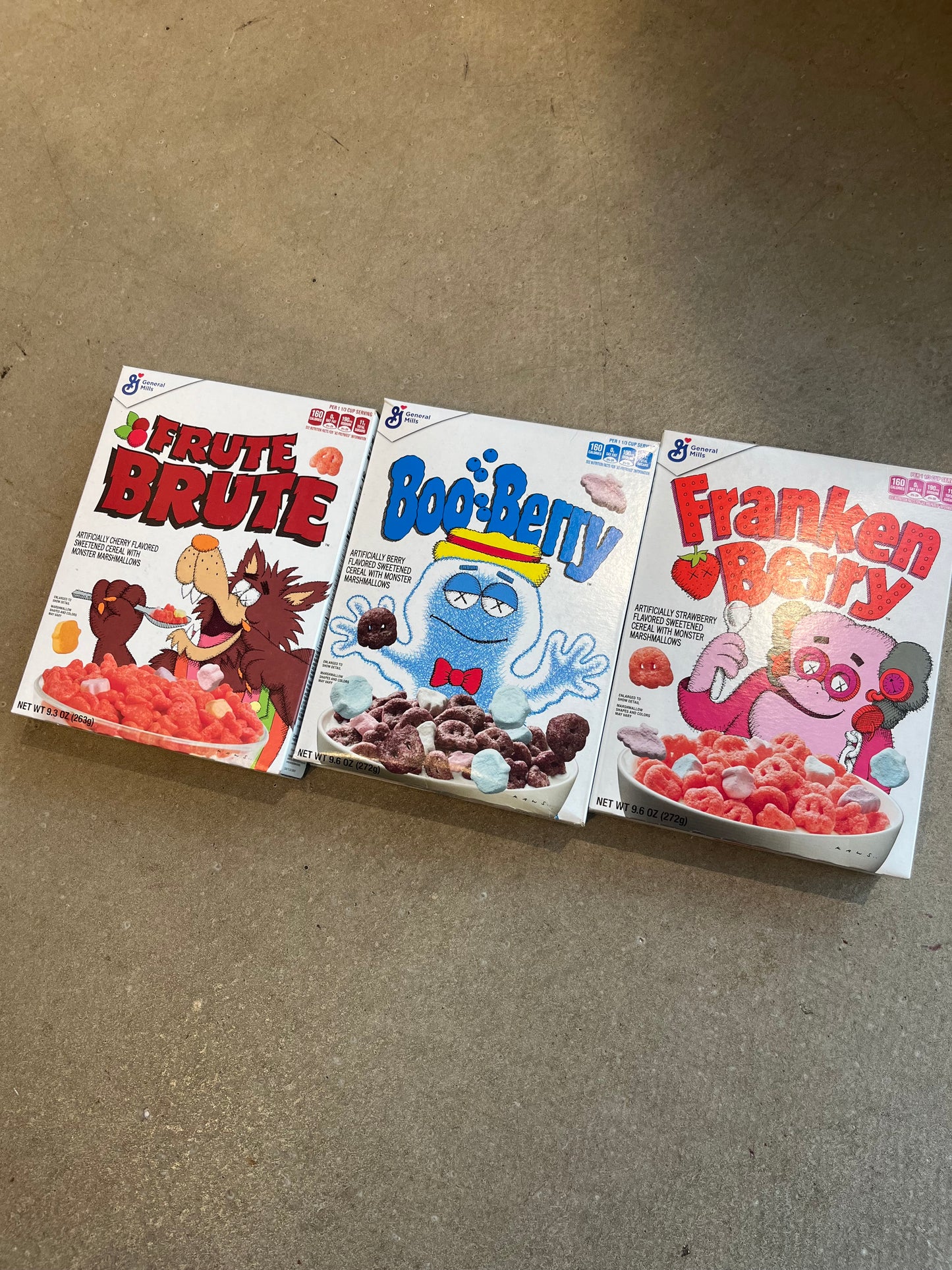 Monster Cereals X Kaws Frute Brute (Not for Human Consumption)