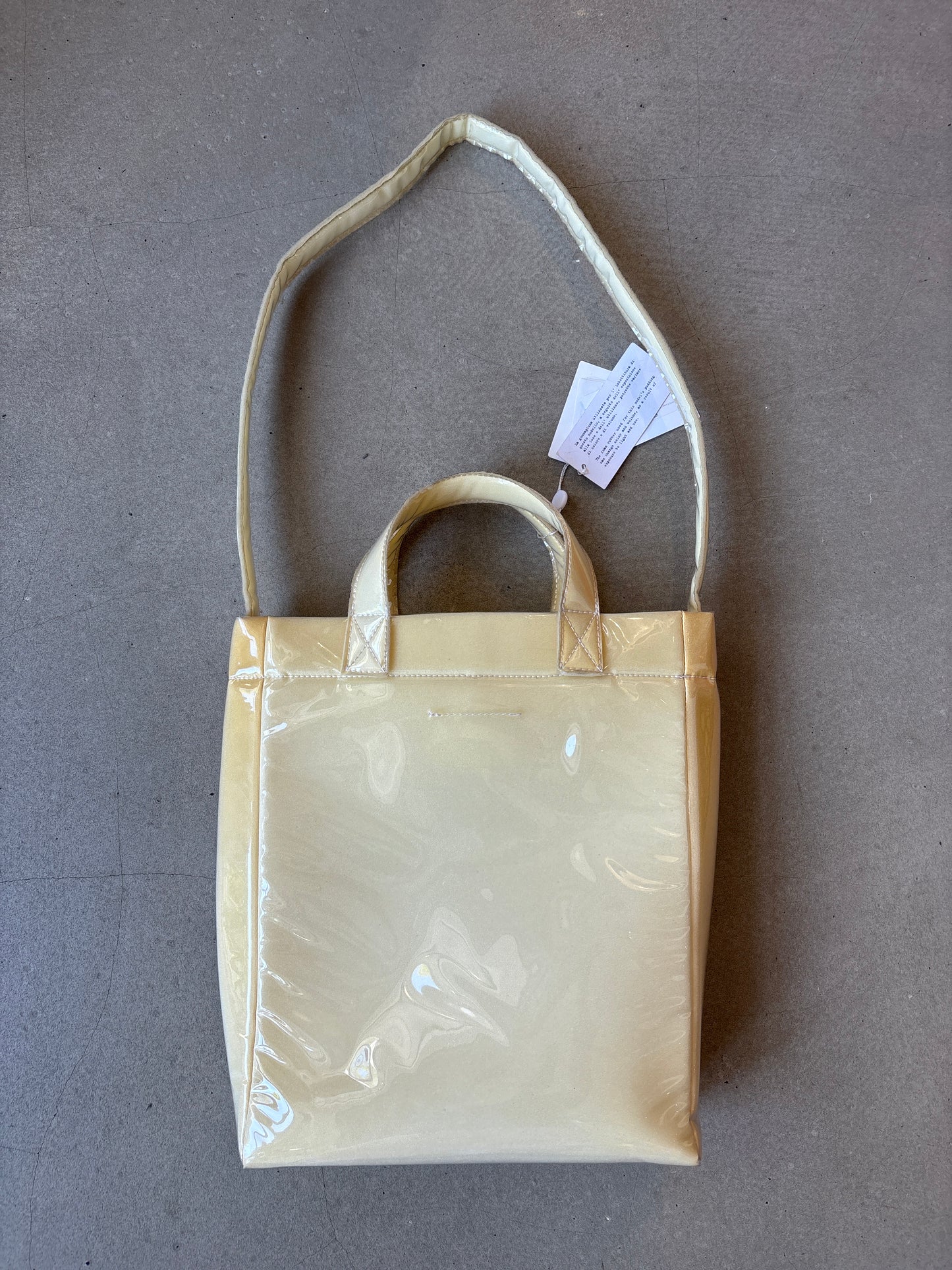 MM6 Logo Print Transparant Tote Bag