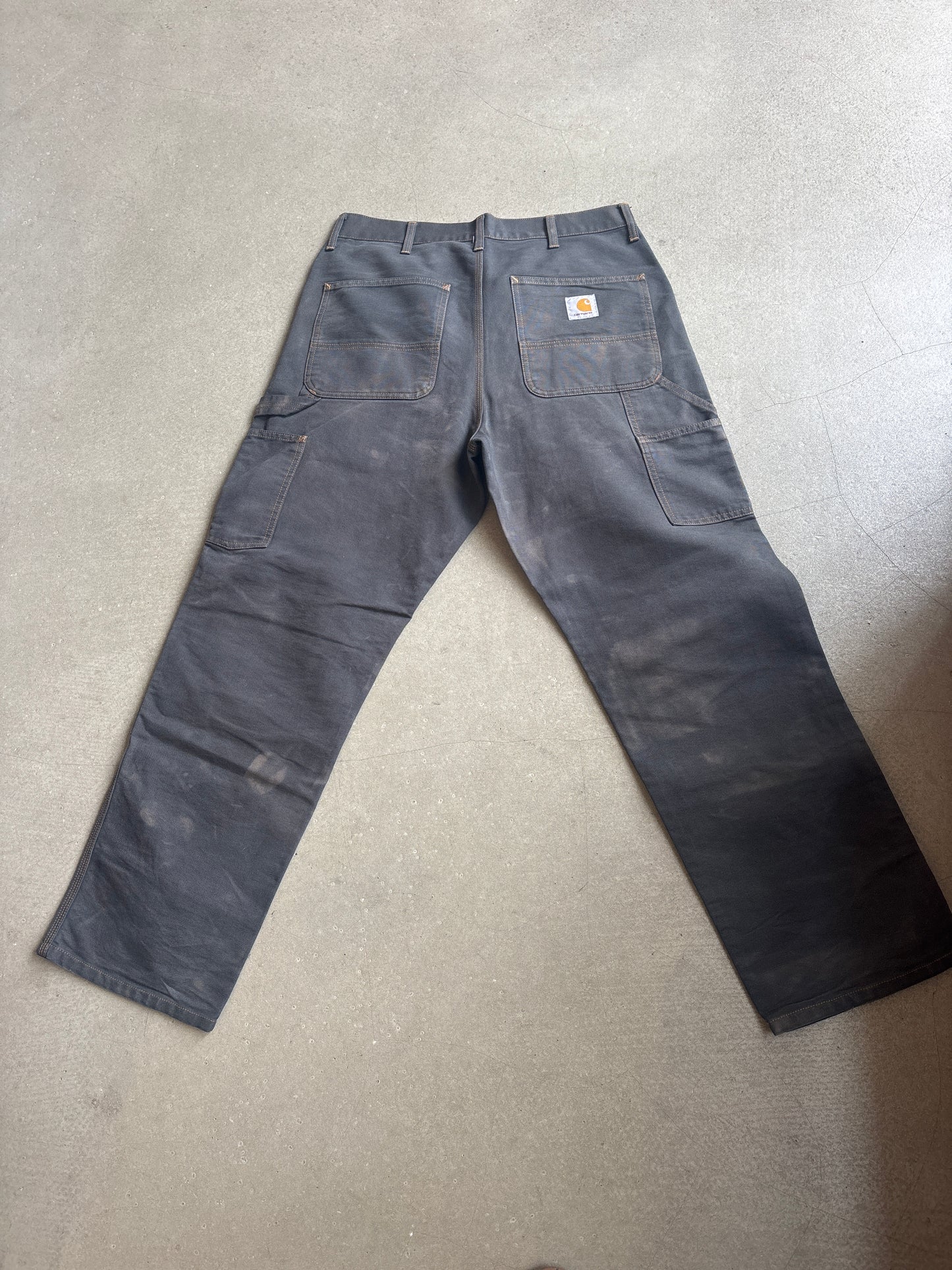 Carhartt Double Knee Pant Re-dye Grey 31x32