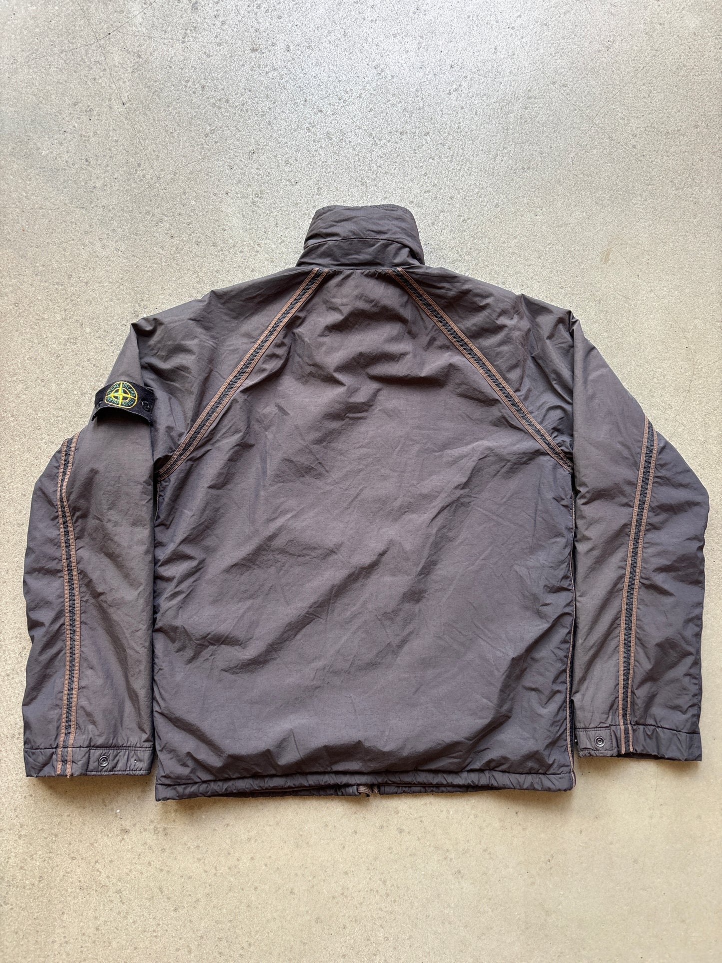 Stone Island Seamed Jacket Brown Medium