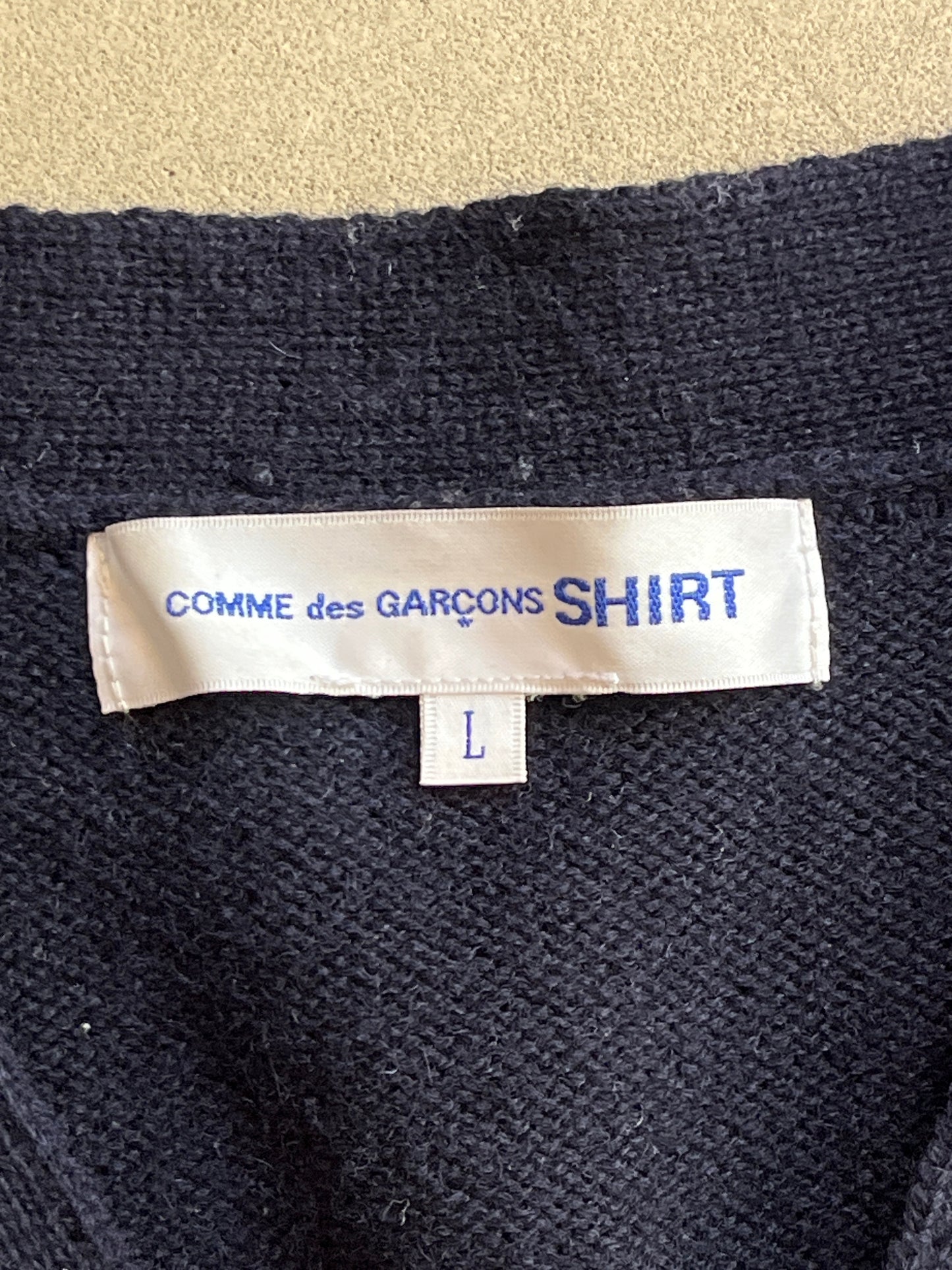 Comme des Garcons Shirt Cardgigan Size L