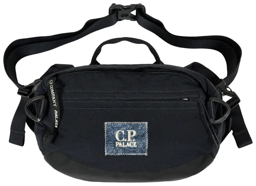 Palace x C.P. Company Plain Paper Touch Shoulder Bag Navy