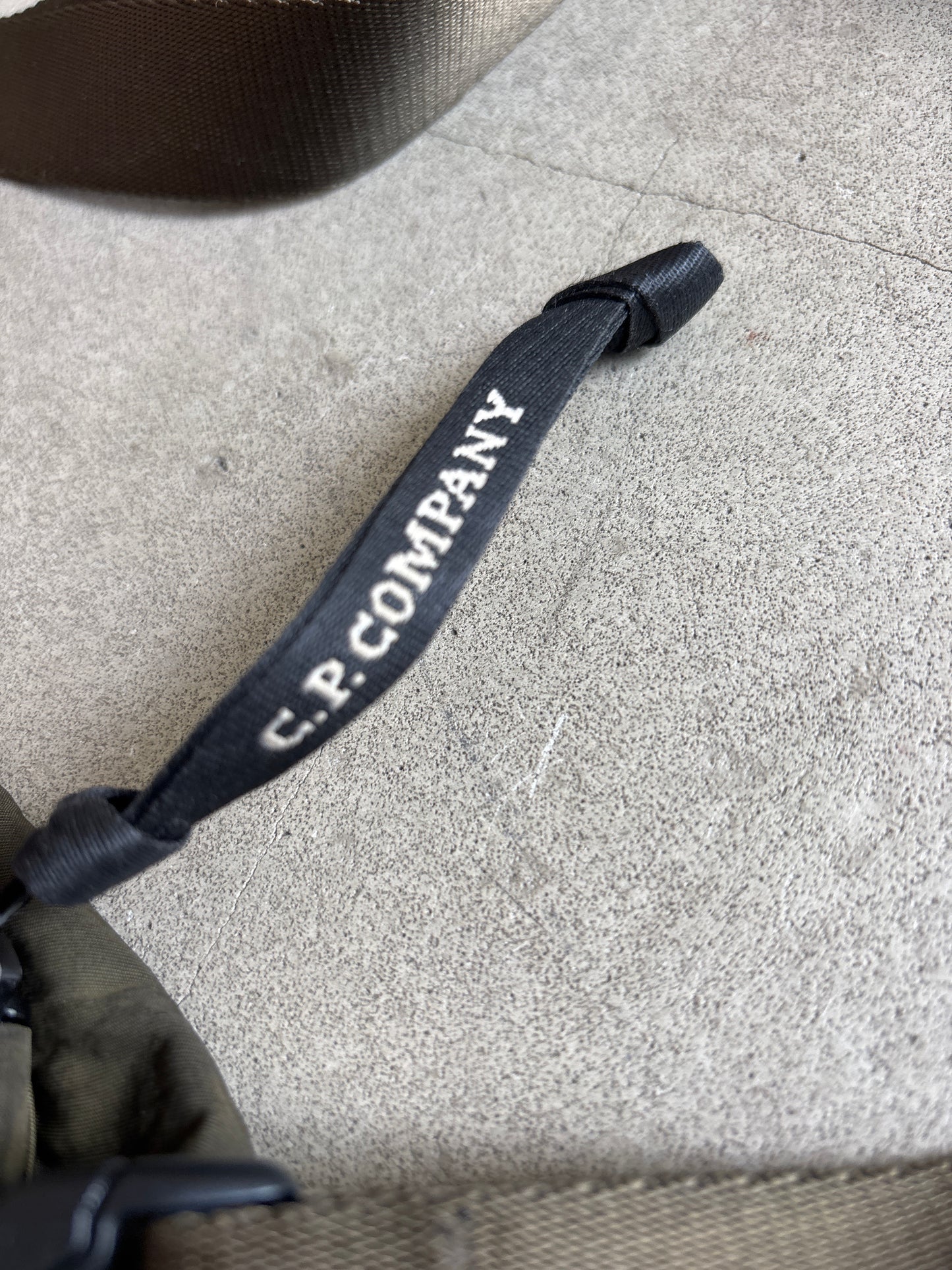 C.P Company Lens Side Pouch Bag Olive