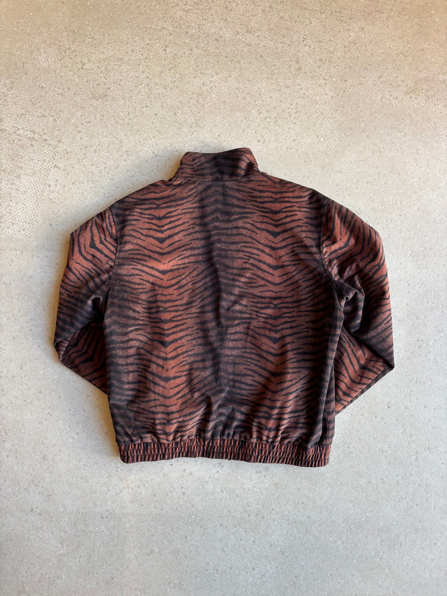 Supreme Tiger Stripe Track Jacket Brown Medium