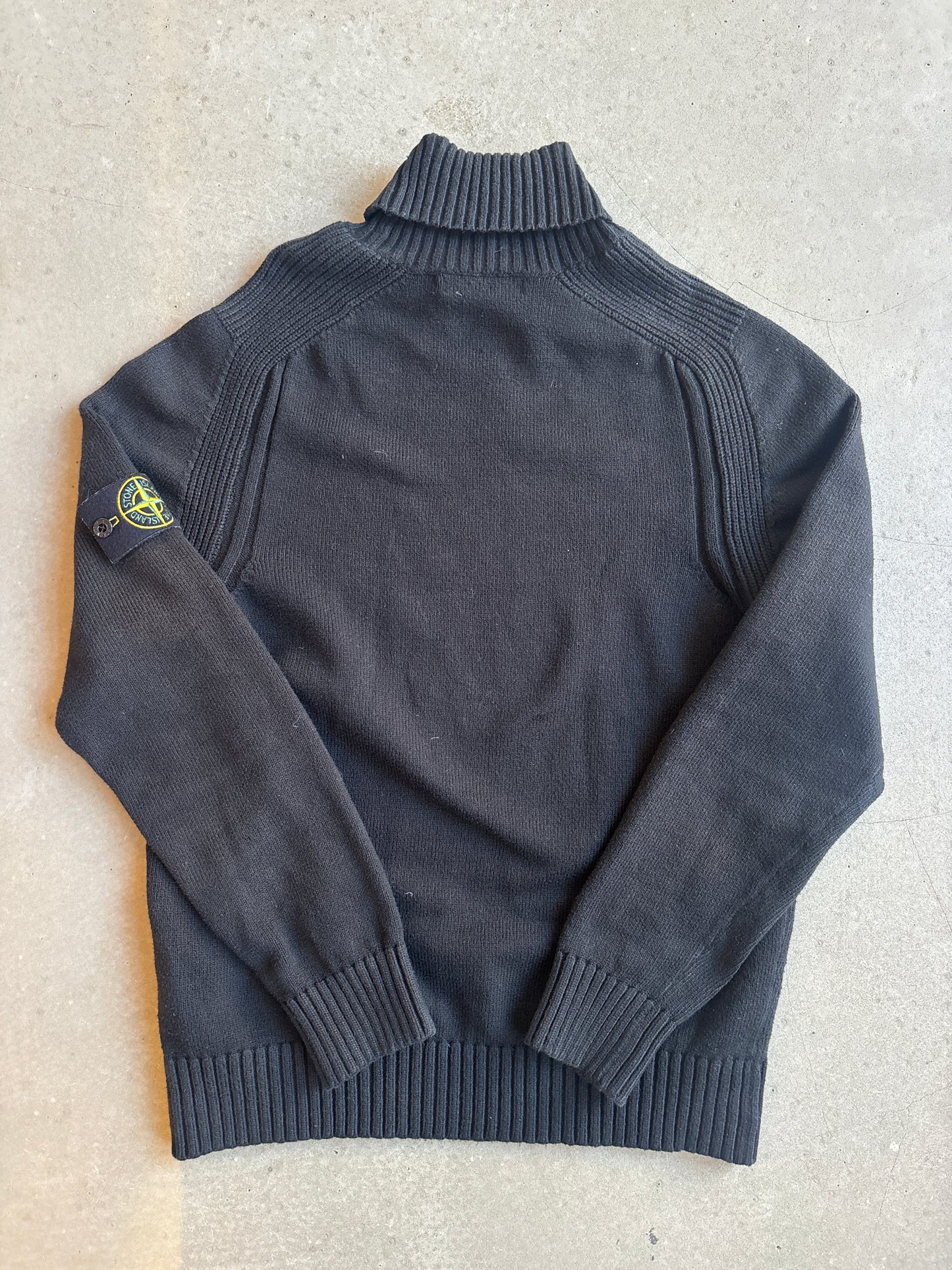Stone Island Knitted Turtleneck Black XL