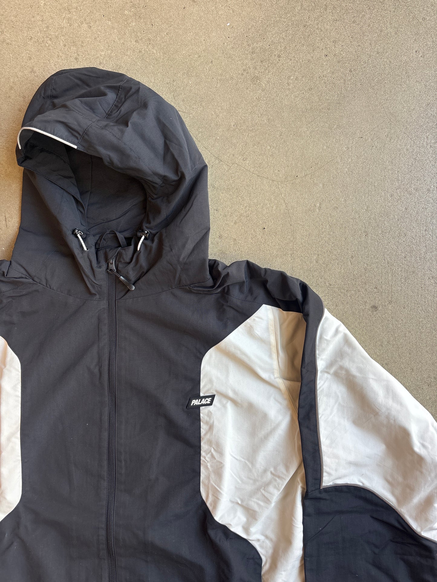Palace Duo Shell Jacket Black/White