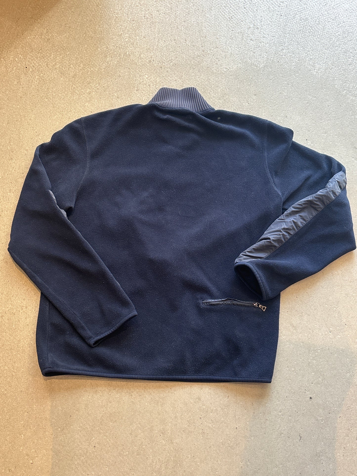 Vintage Prada Fleece Jacket Navy L