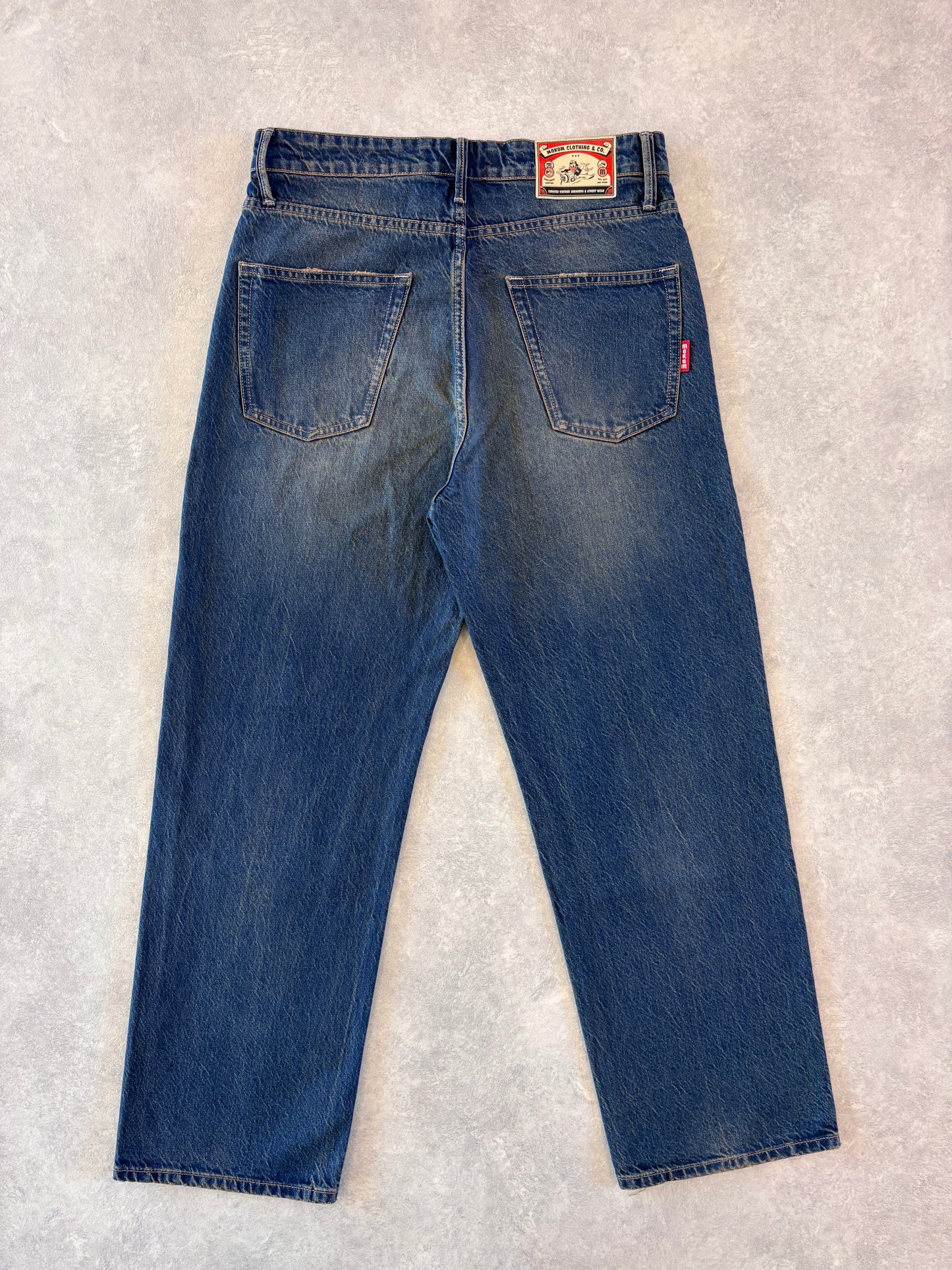 Mokum Clothing 1016LR Original Baggy Jeans - Brown