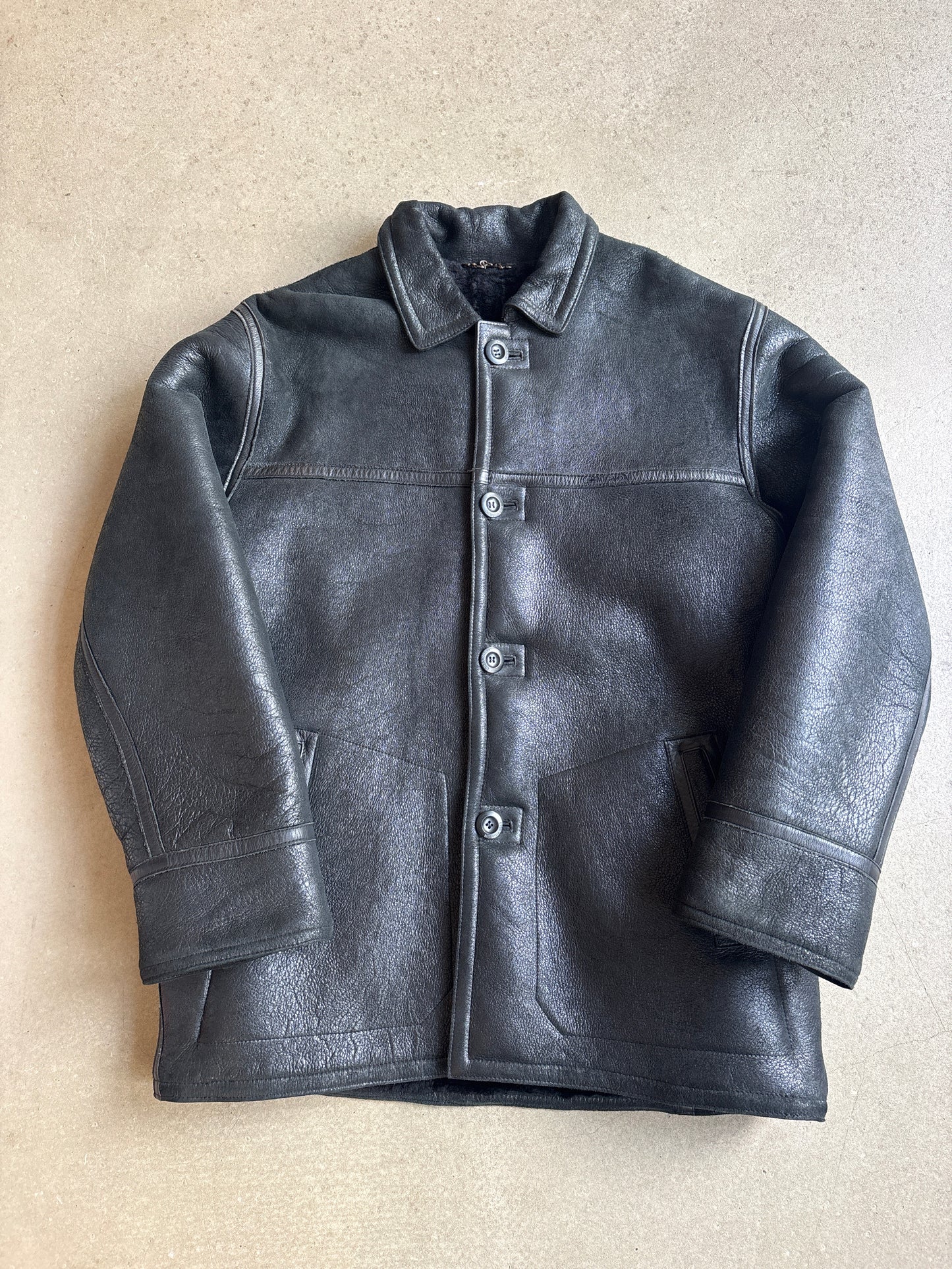 Chevignon Suede Leather Jacket XL