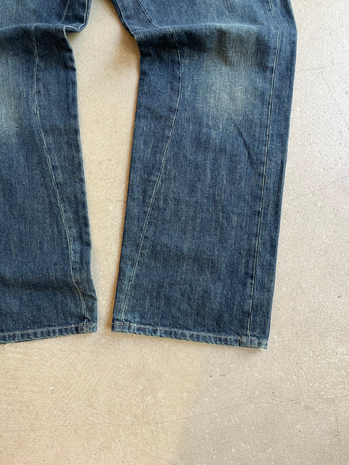 G-star Radar Low Loose Distressed Washed Jeans Size 33