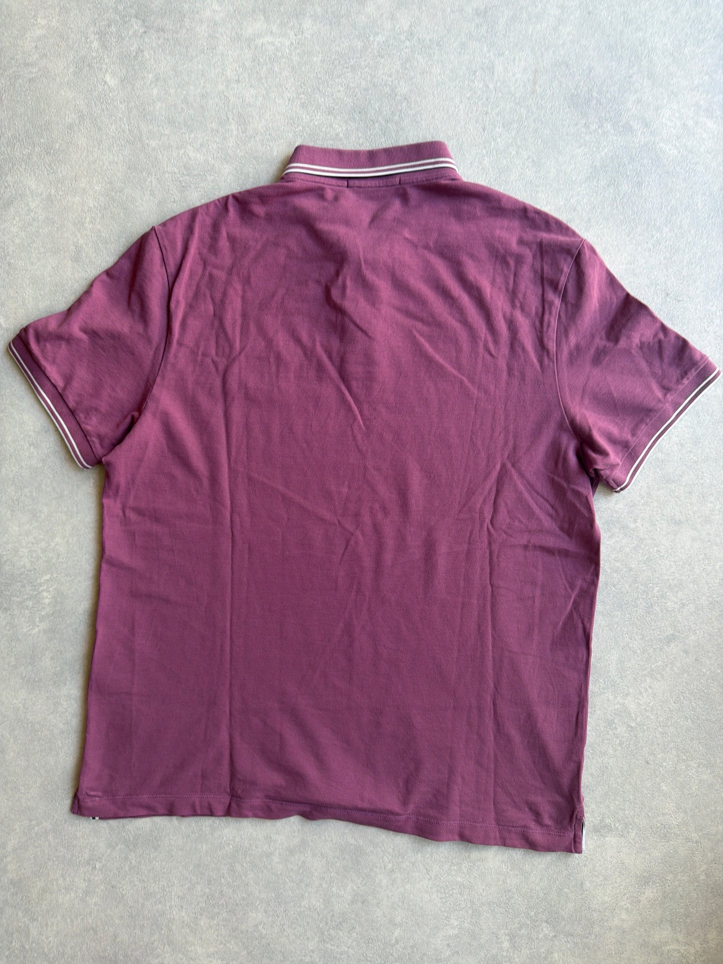 Stone Island Patch Logo Polo Pink XL