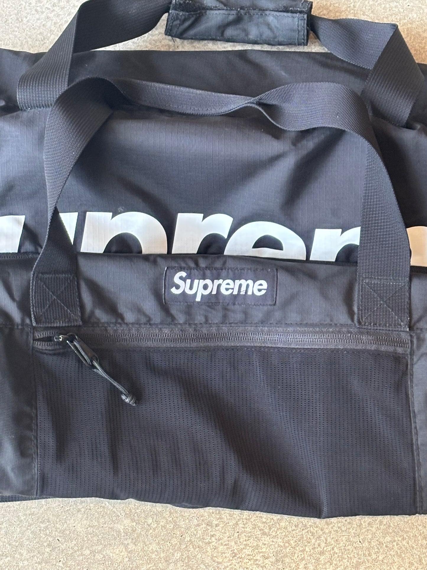 Supreme Cordura Duffle Bag SS17 2017 Black