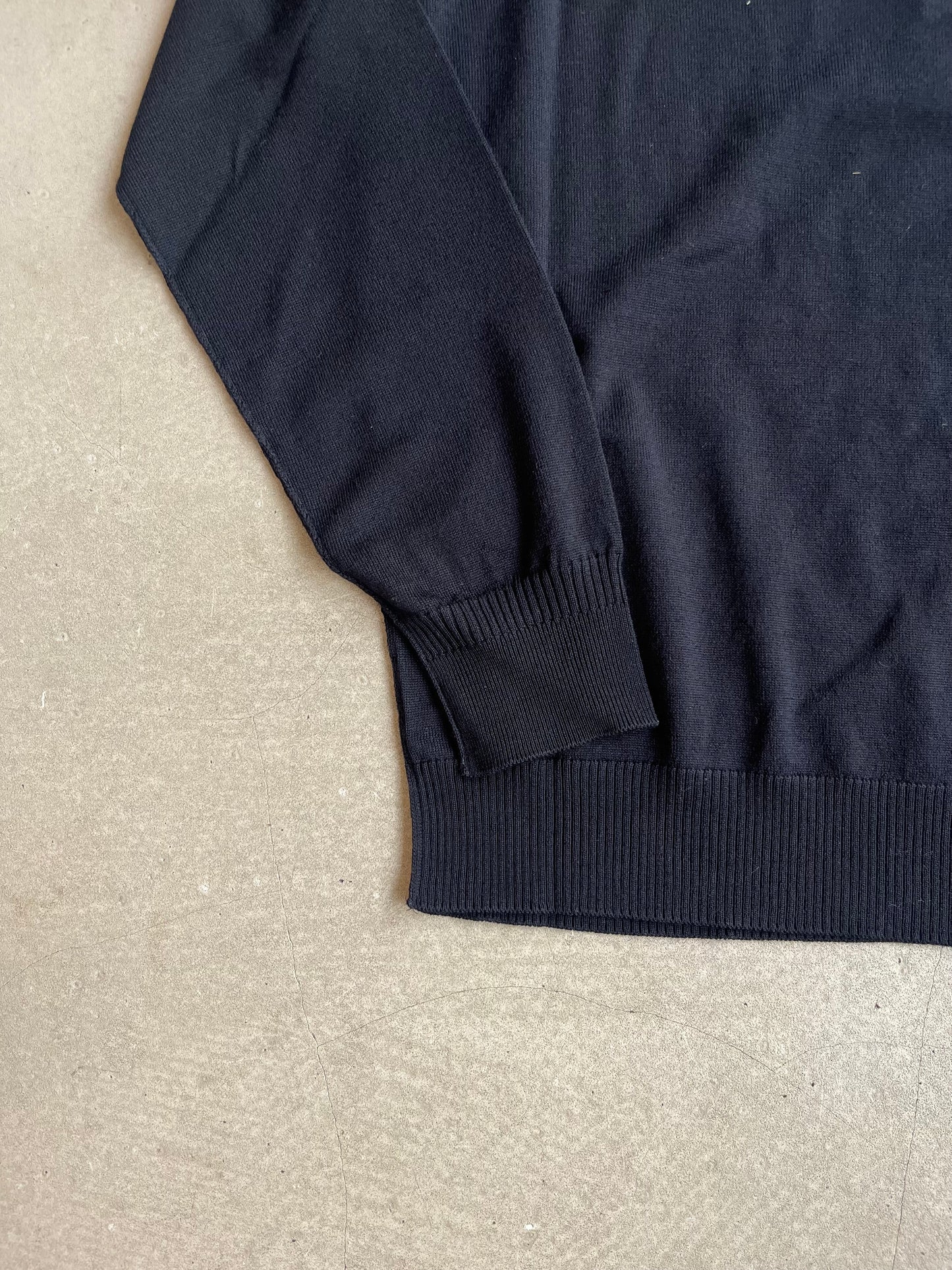 Stone Island Button Up Knit Black Small