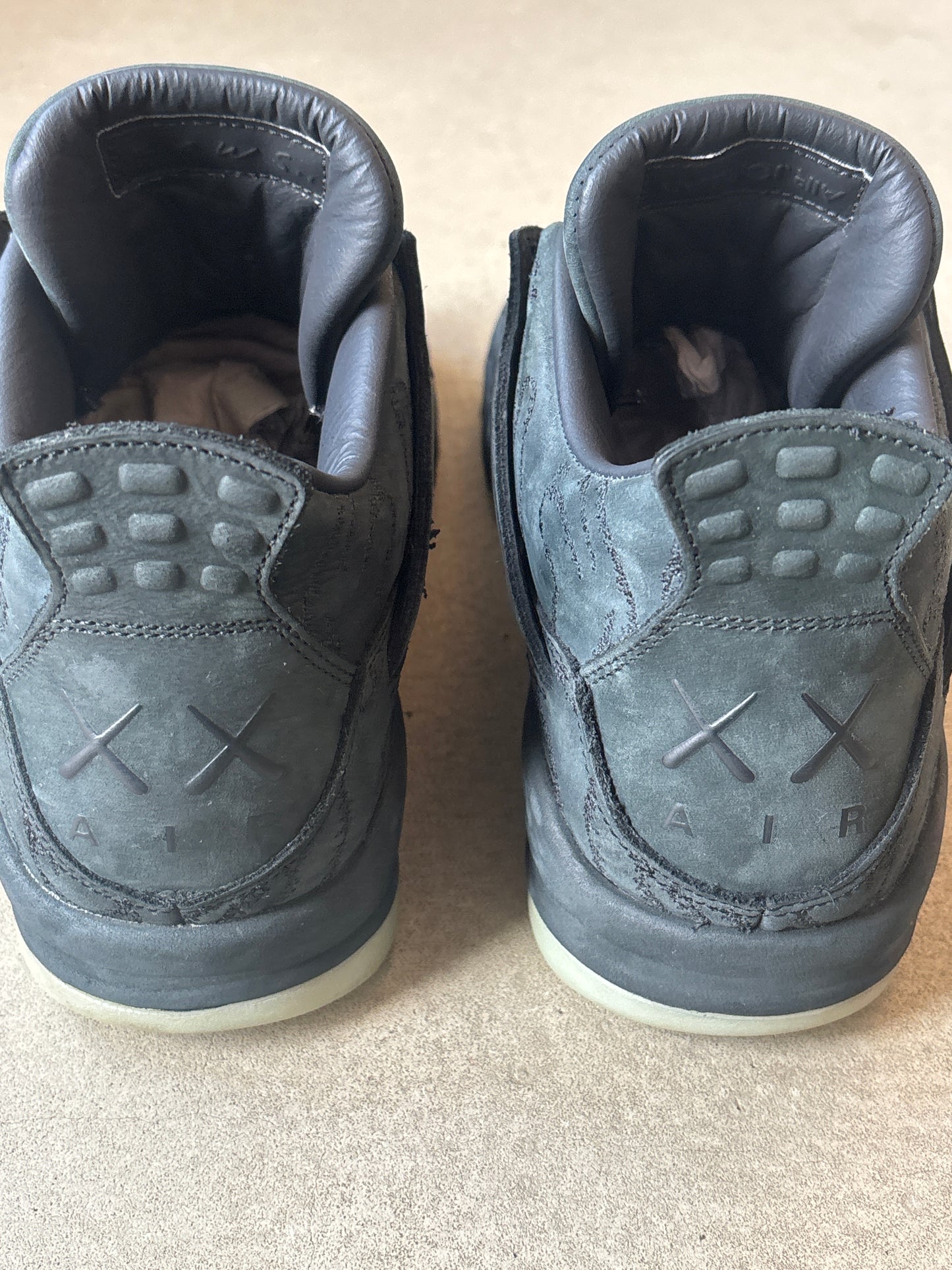 Jordan 4 Retro Kaws Black 45
