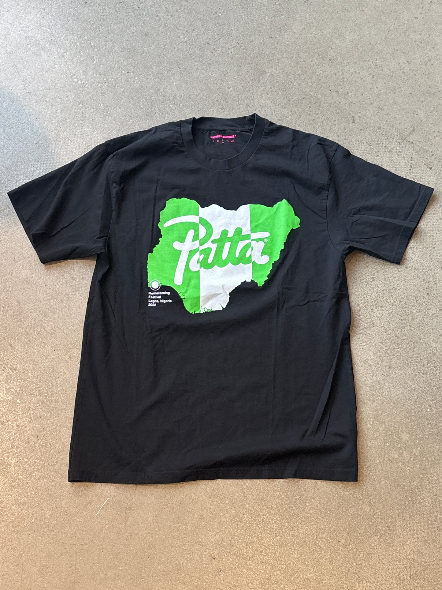 Patta x Homecoming Lagos 2022 Tee Black L