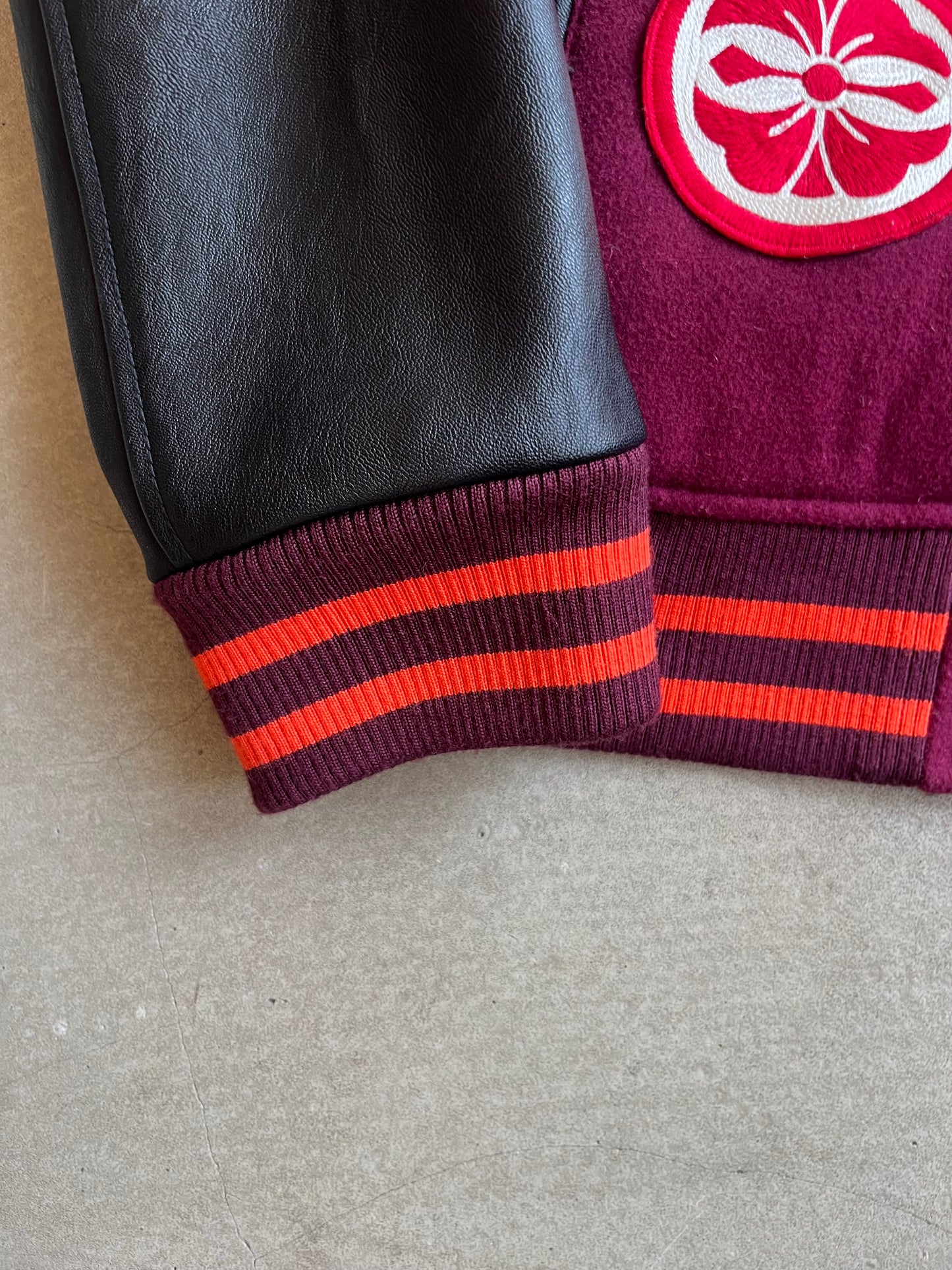 Evisu Baseball Jacket Red L