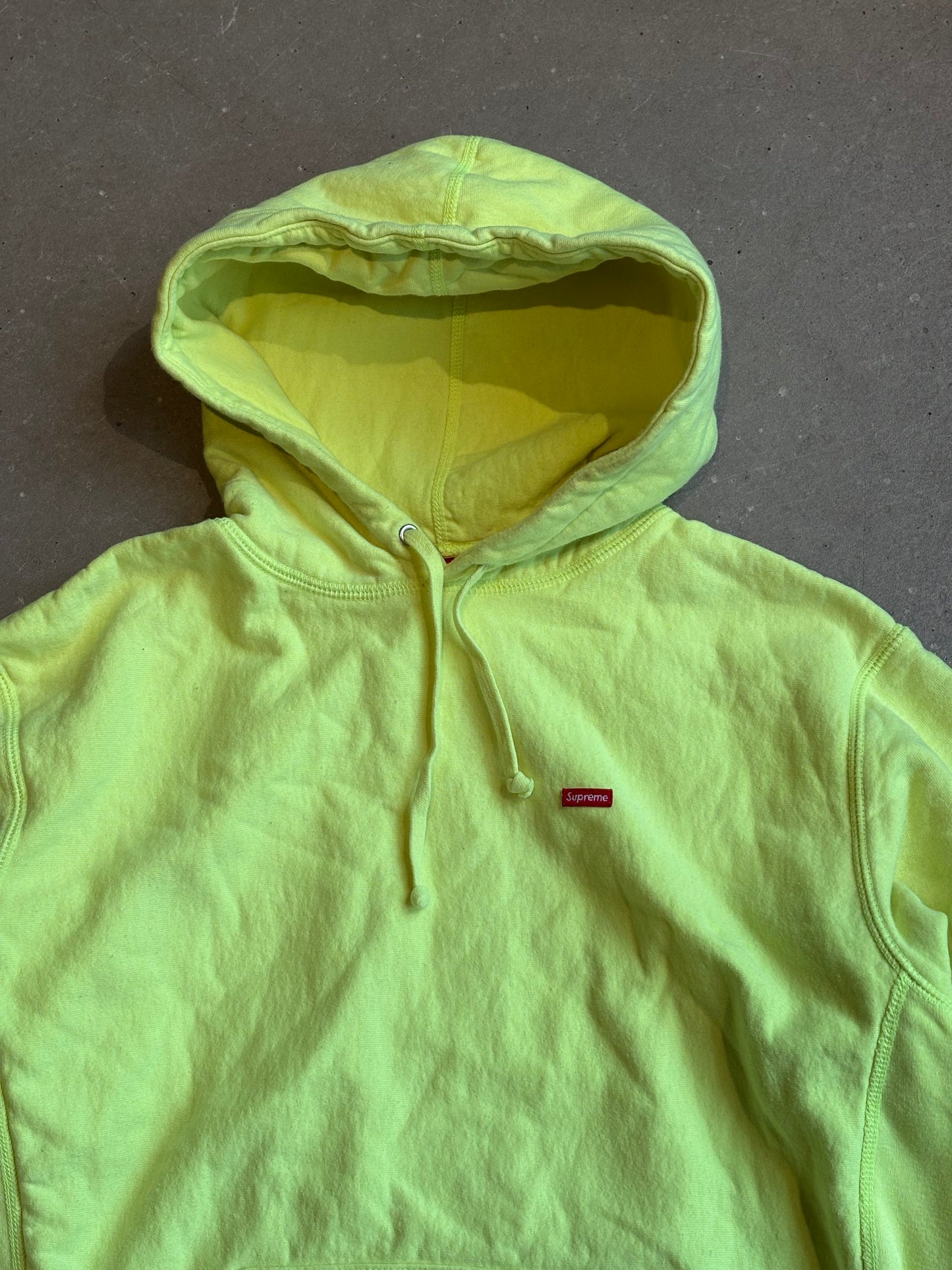 Supreme Mini Box Logo Hoodie Neon Size S