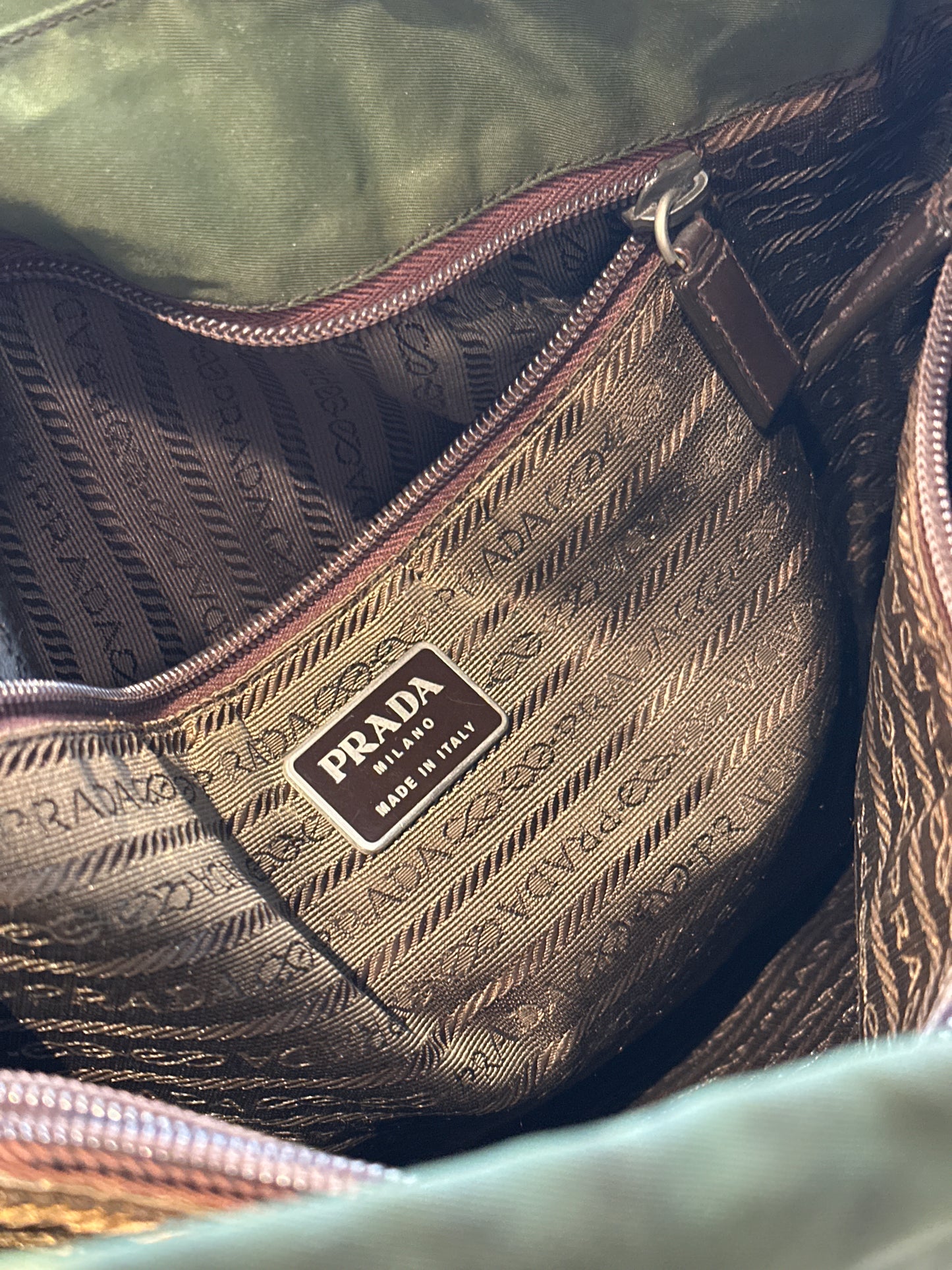 Prada Tote Bag Green