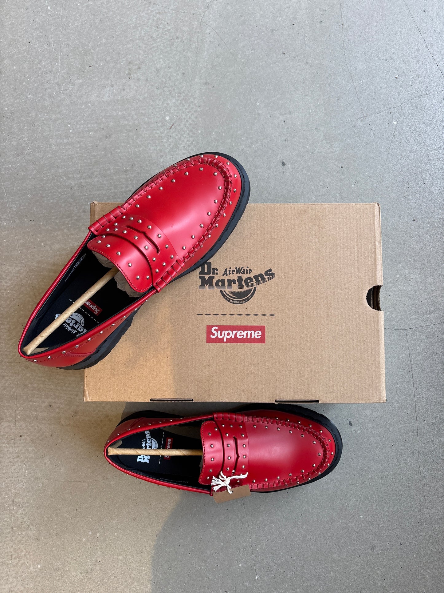 Supreme x Dr. Martens Poppy Red Loafer EU44