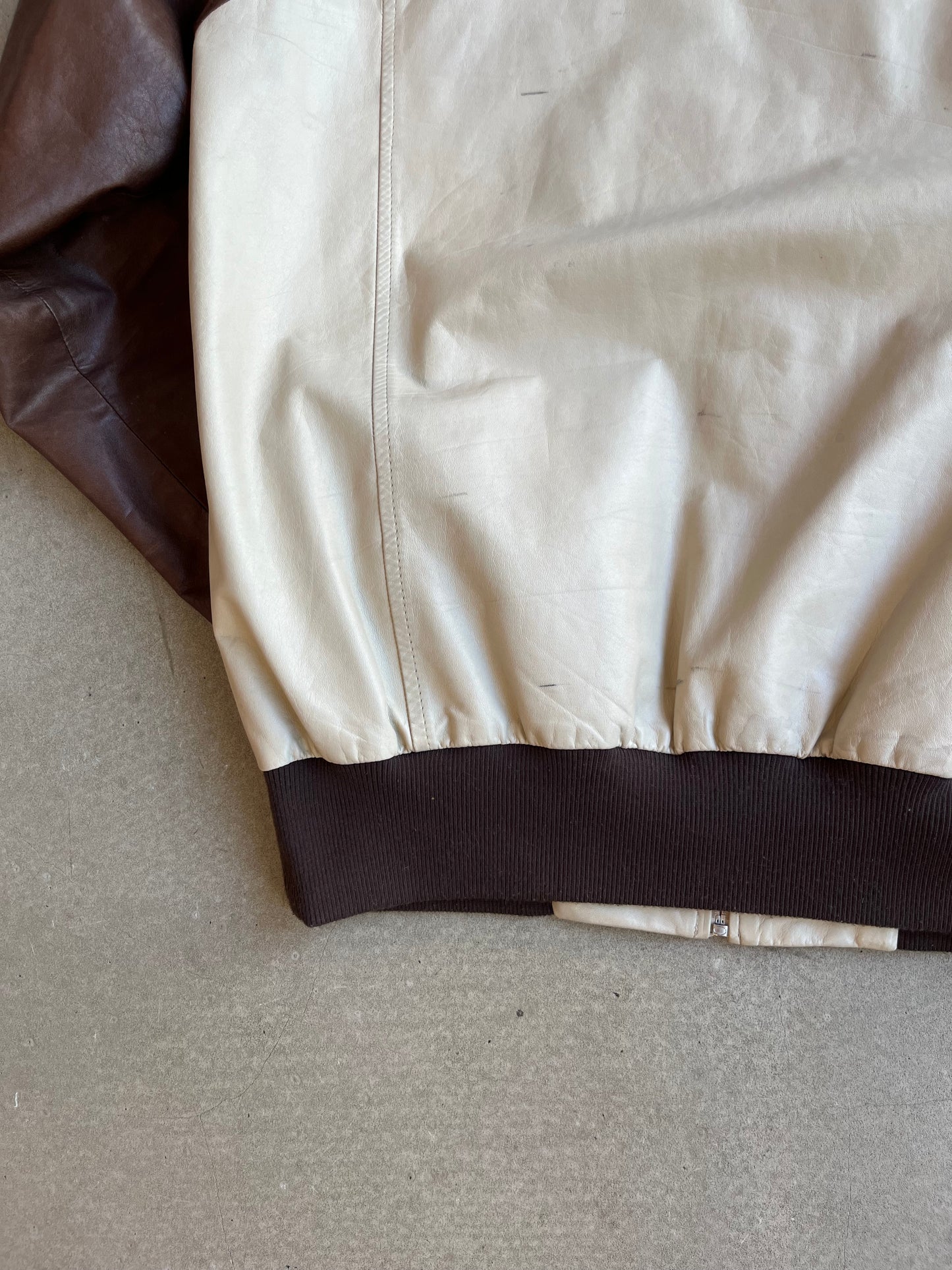 Junya Watanabe Comme Des Garcon Leather Bomber L