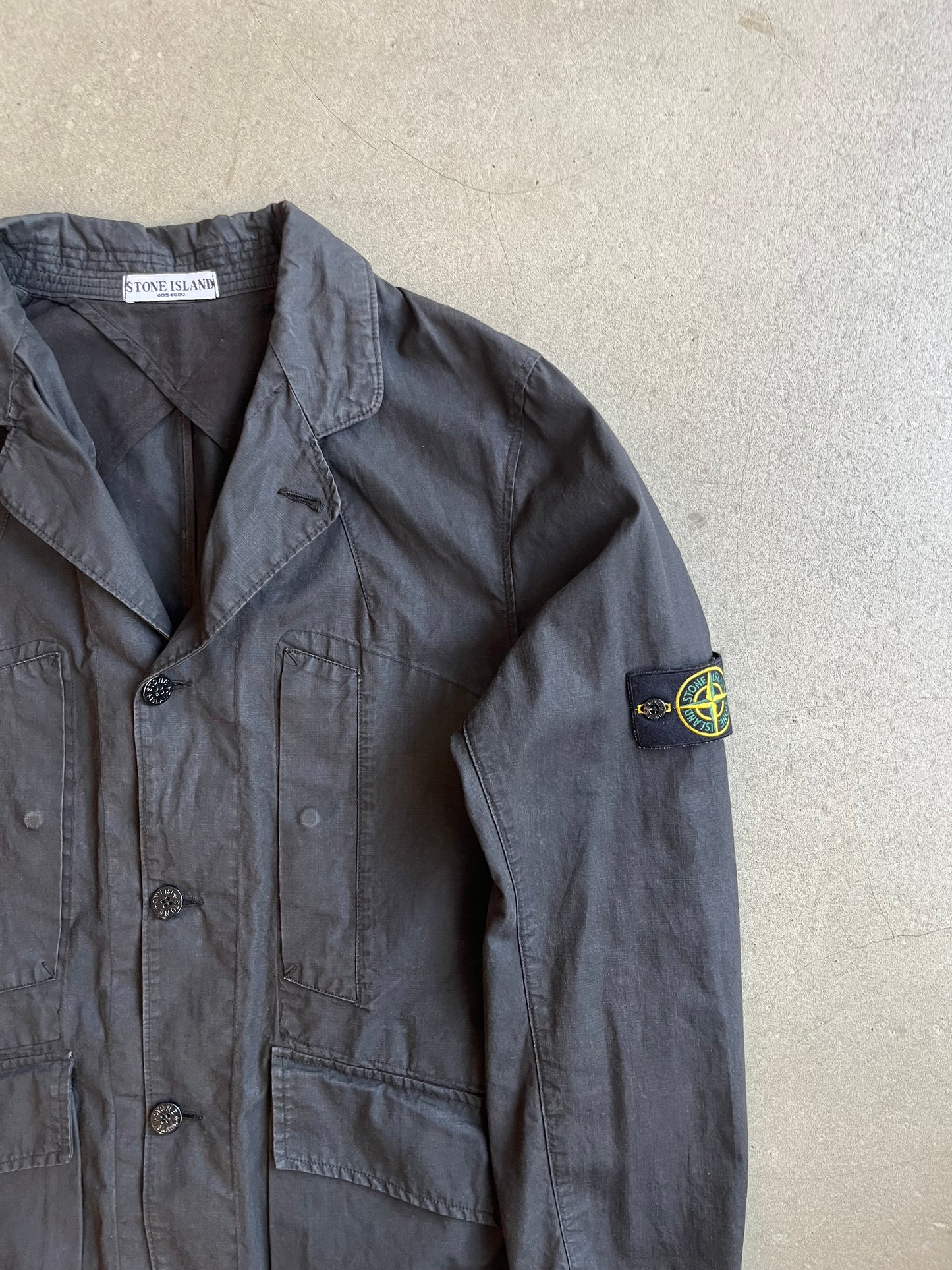 Vintage Stone Island Blazer Field Jacket Black XL