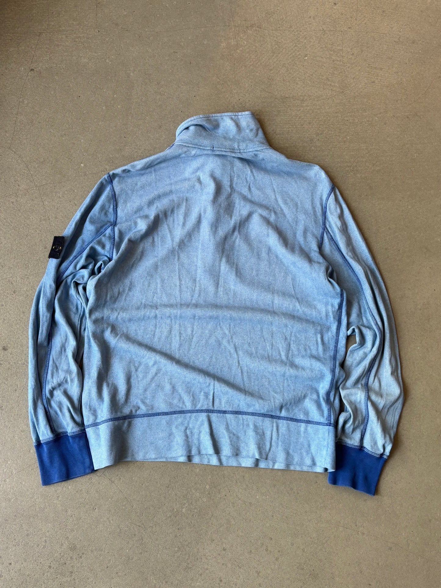Vintage Stone Island Half Zip Blue L