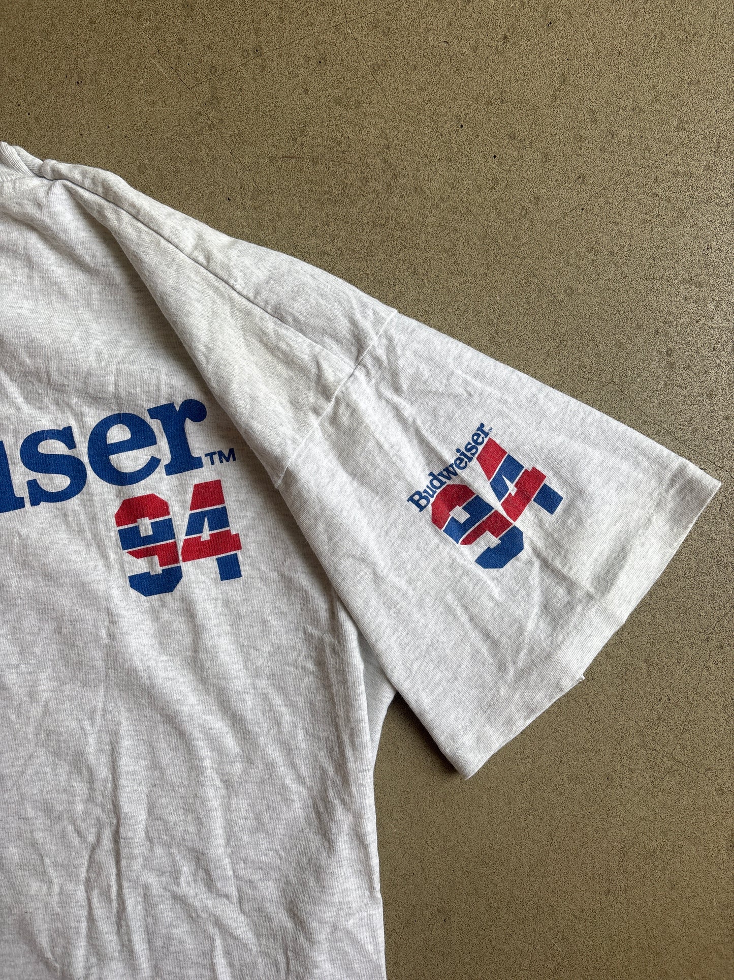 Vintage Budweiser Grey Tee XL