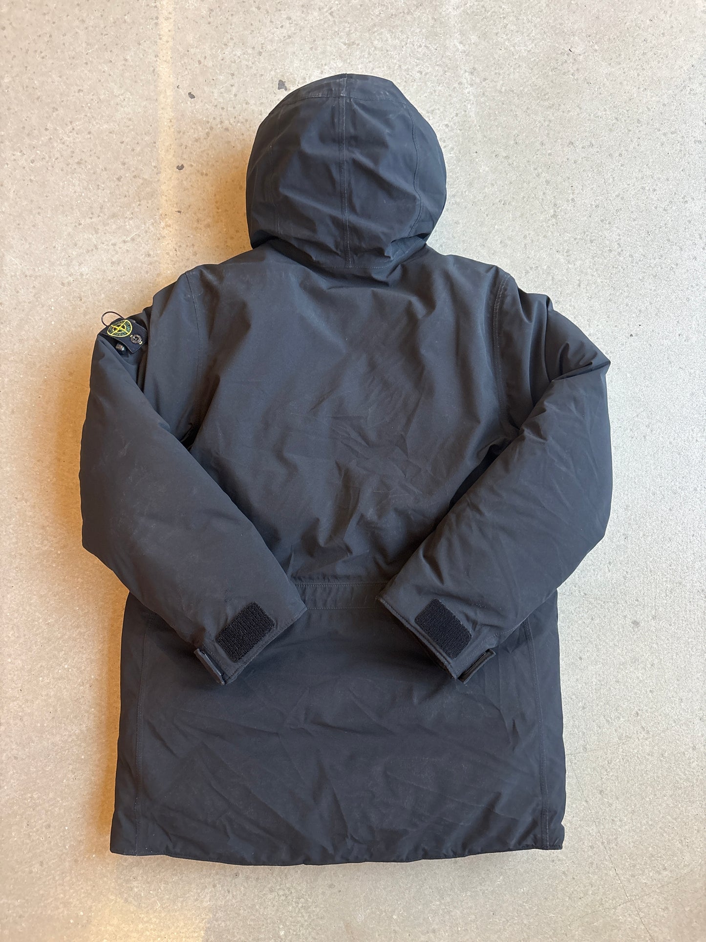Stone Island Junior Parka Down Jacket Black 14Y