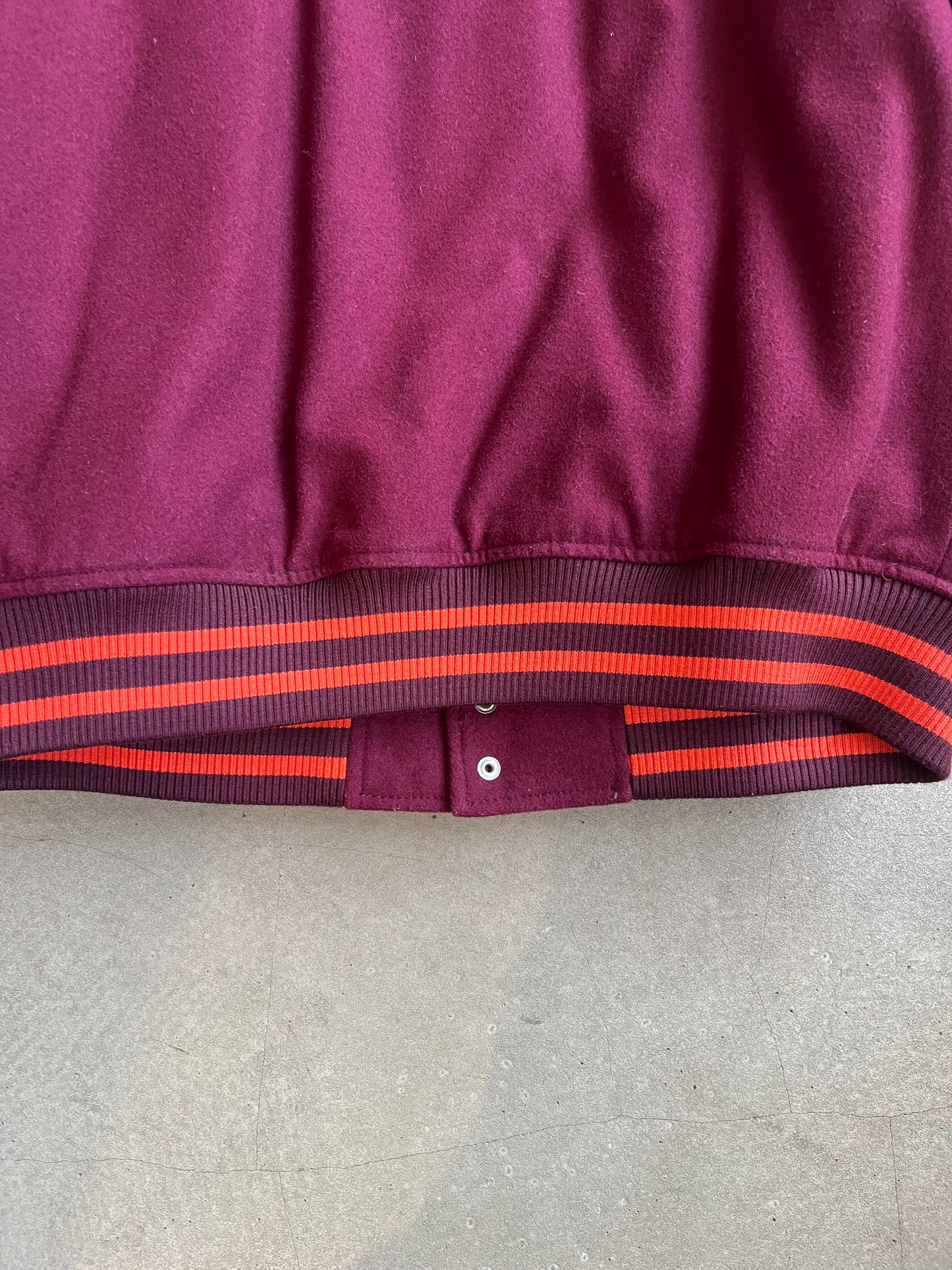 Evisu Baseball Jacket Red L